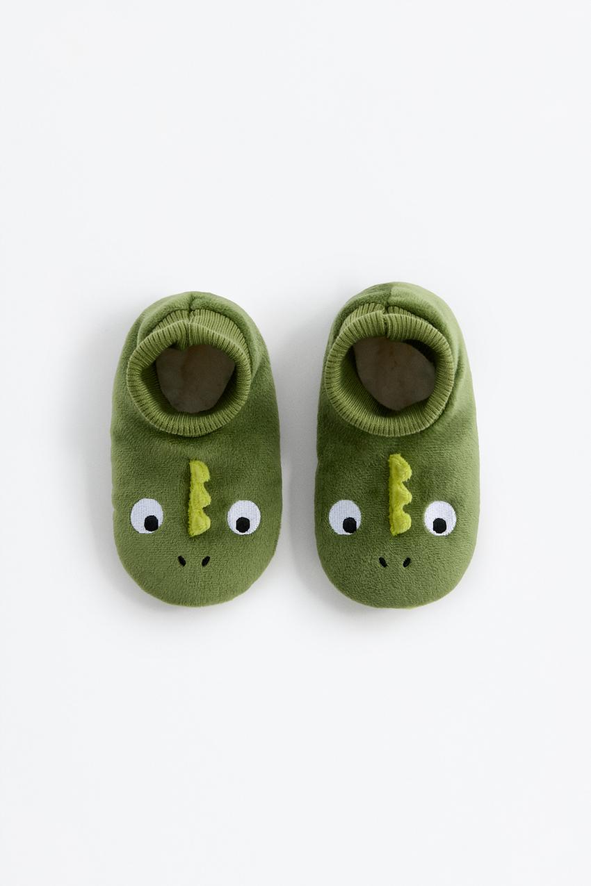 Dinosaur sock slippers NEW IN Baby Boy Kids Lefties Oman