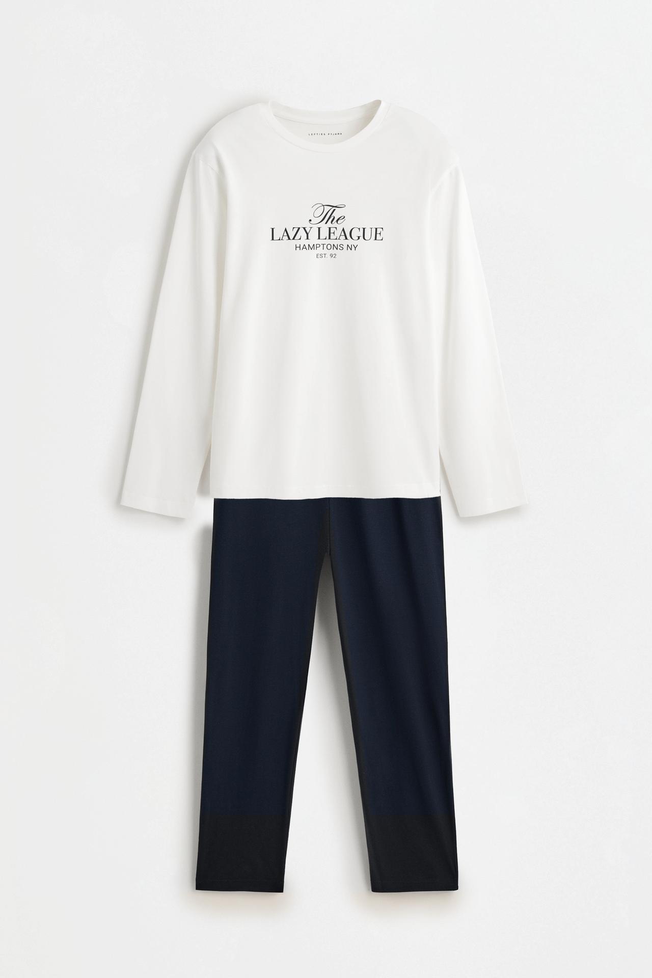 Long printed pyjamas — OFF WHITE