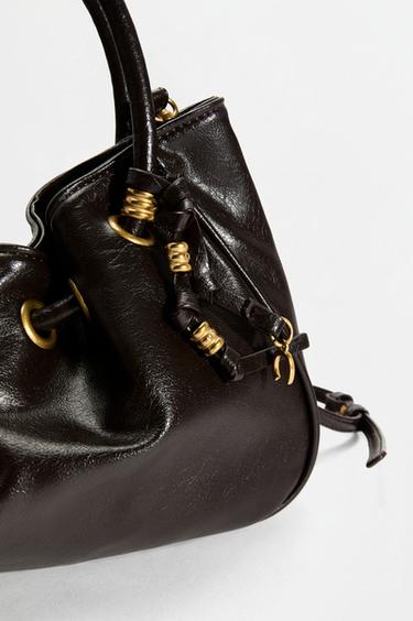 Mini bucket bag — BROWN 3
