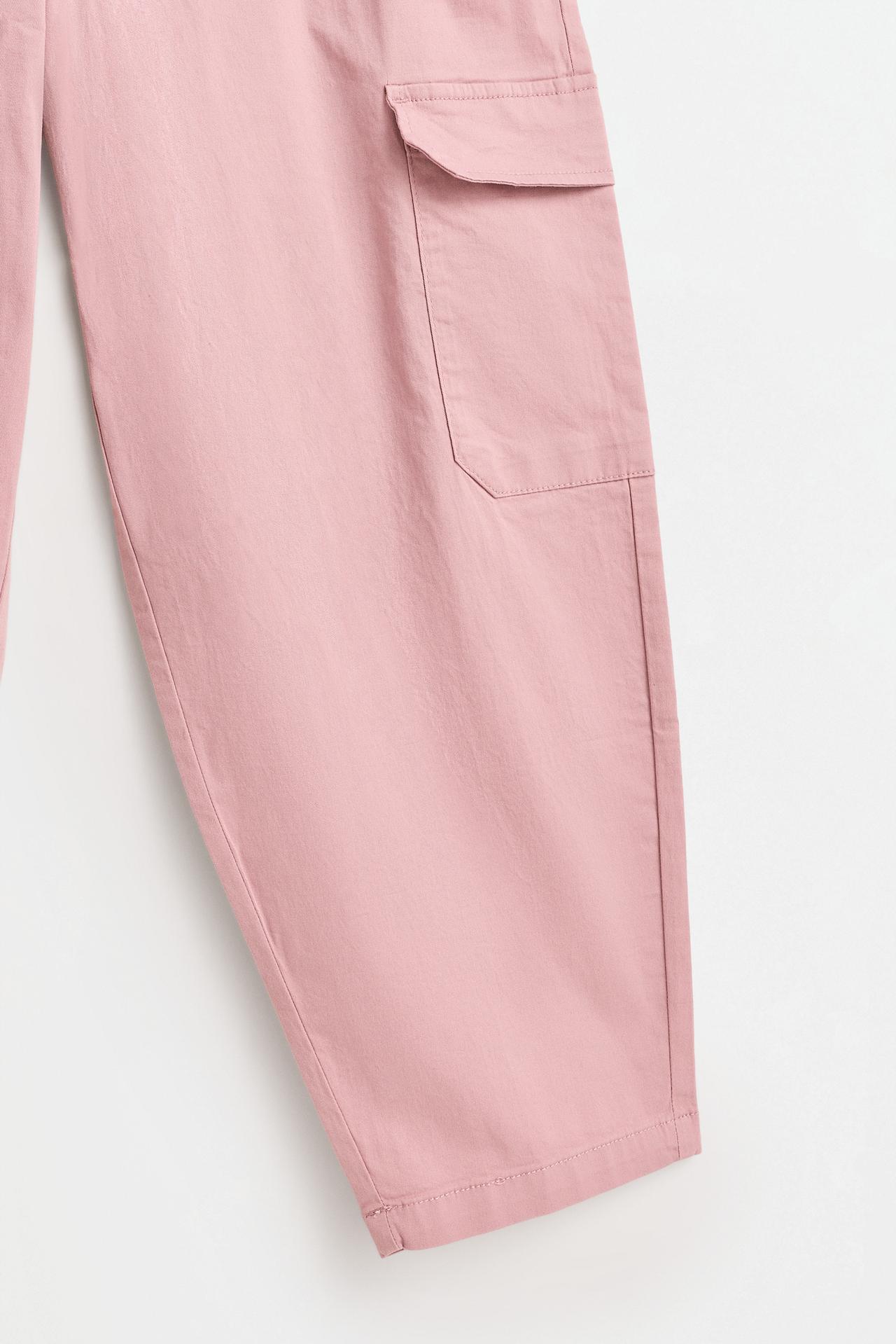 Cargo barrel trousers — PINK