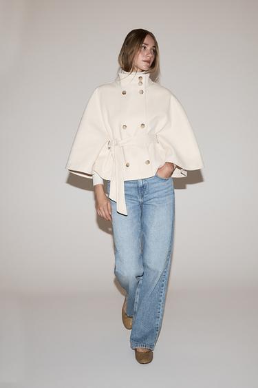 Wool-blend cape — VANILLA 5