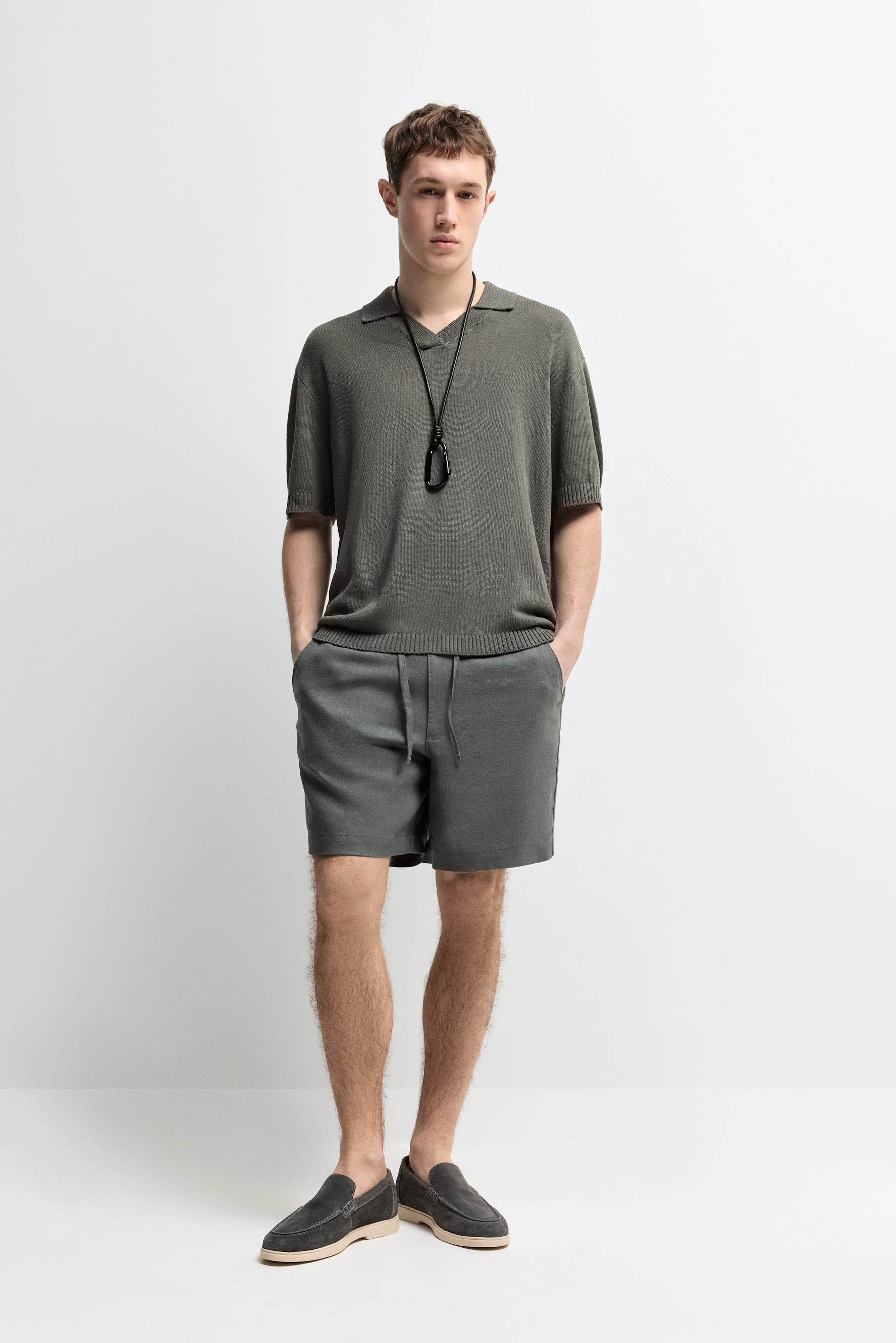 Casual leather loafers — GREY
