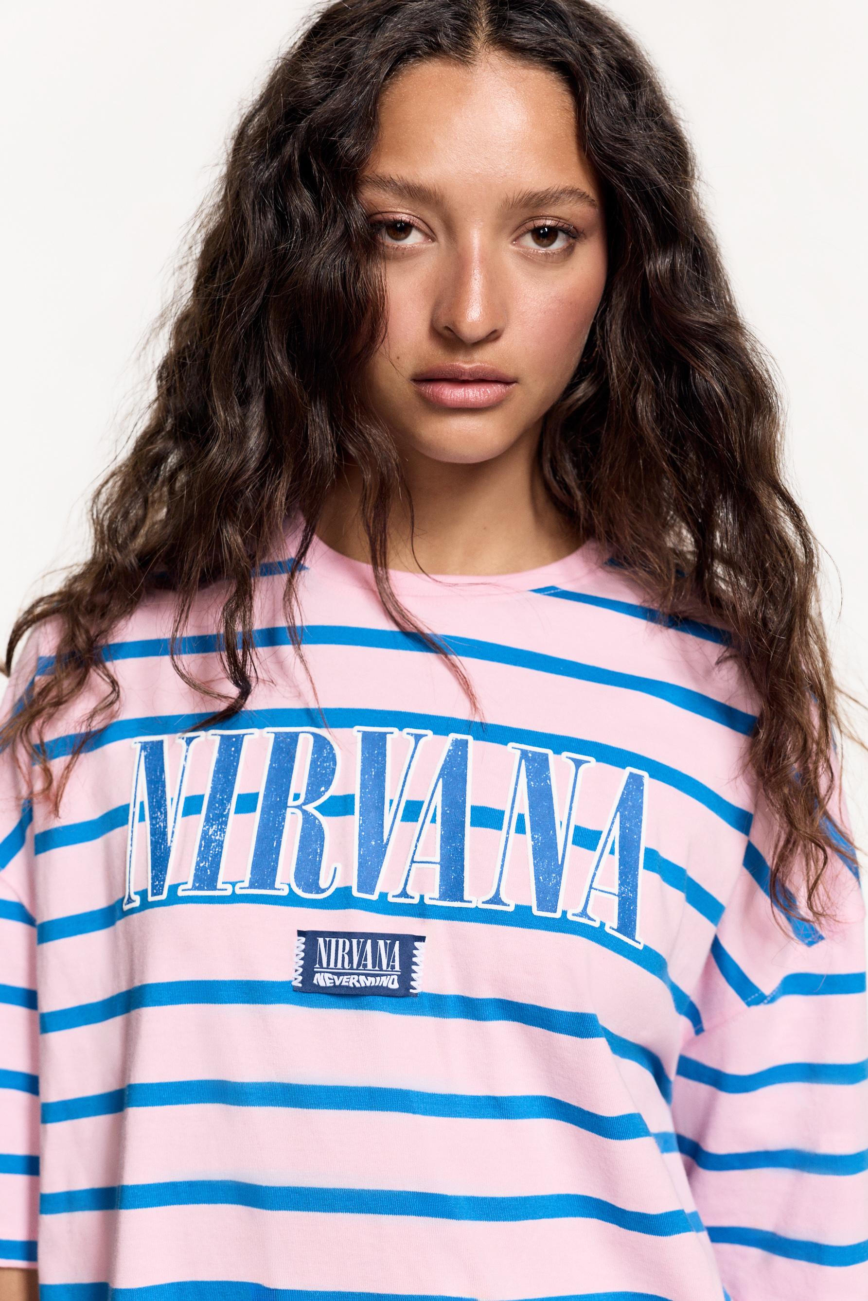 Nirvana T-shirt — PINK