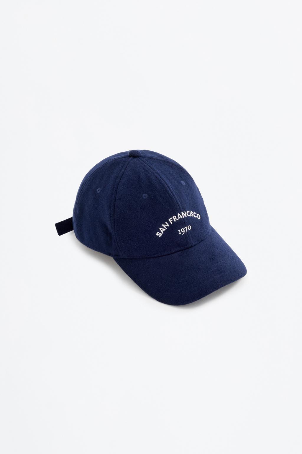 Gorra paño bordado