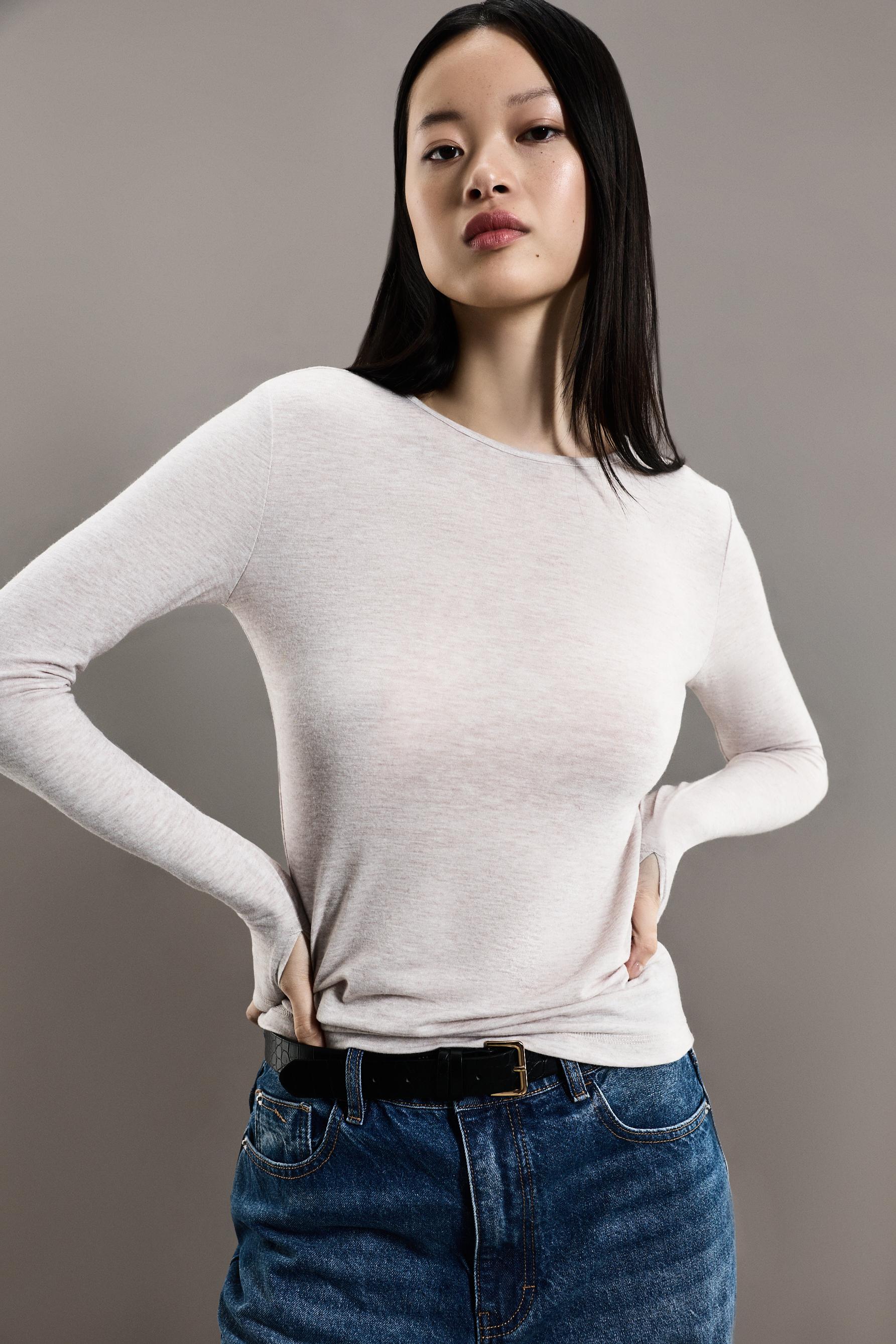 LIGHT WEIGHT Thermal T-shirt (-4ºC to 9ºC) — ECRU