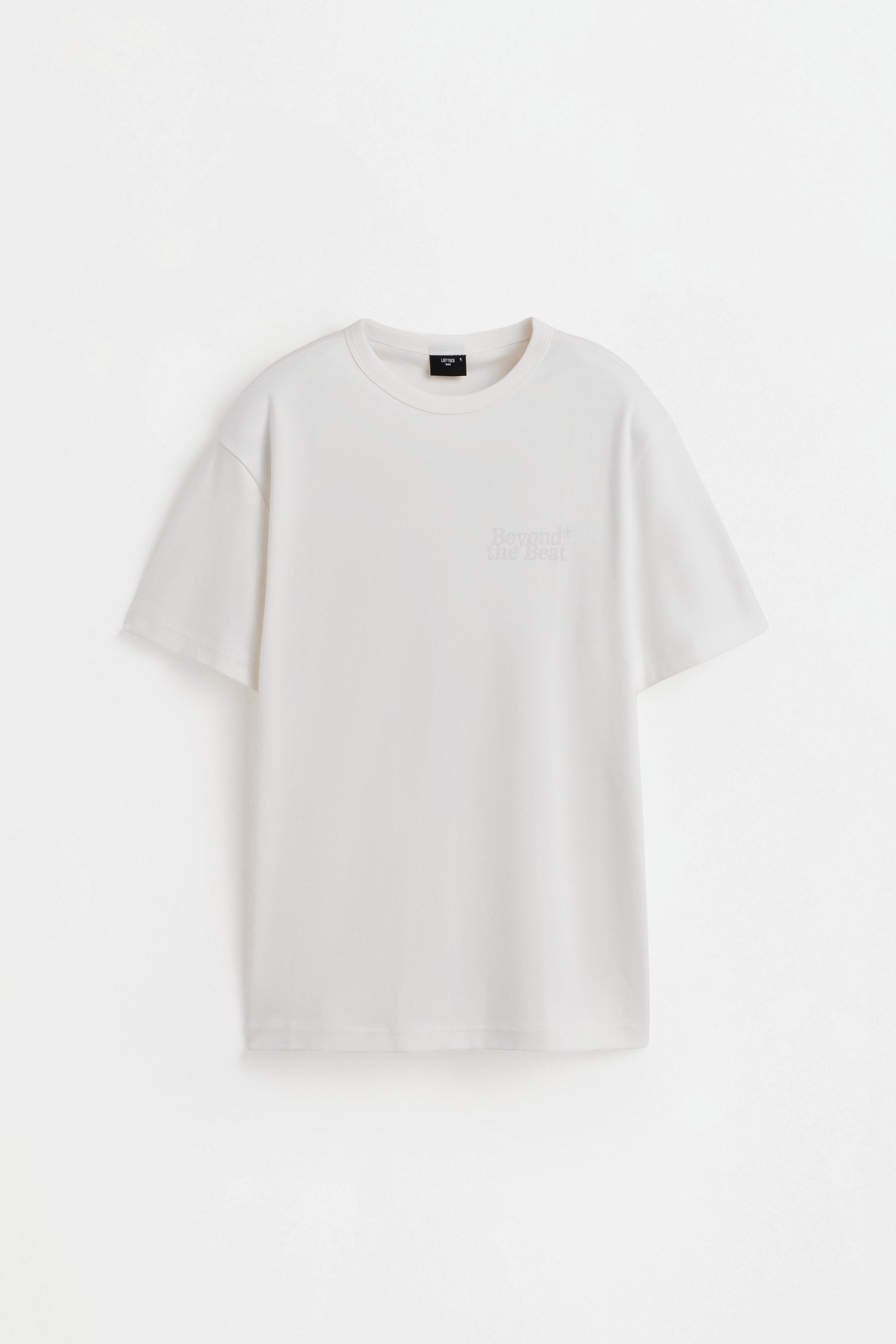 Camiseta interlock texto