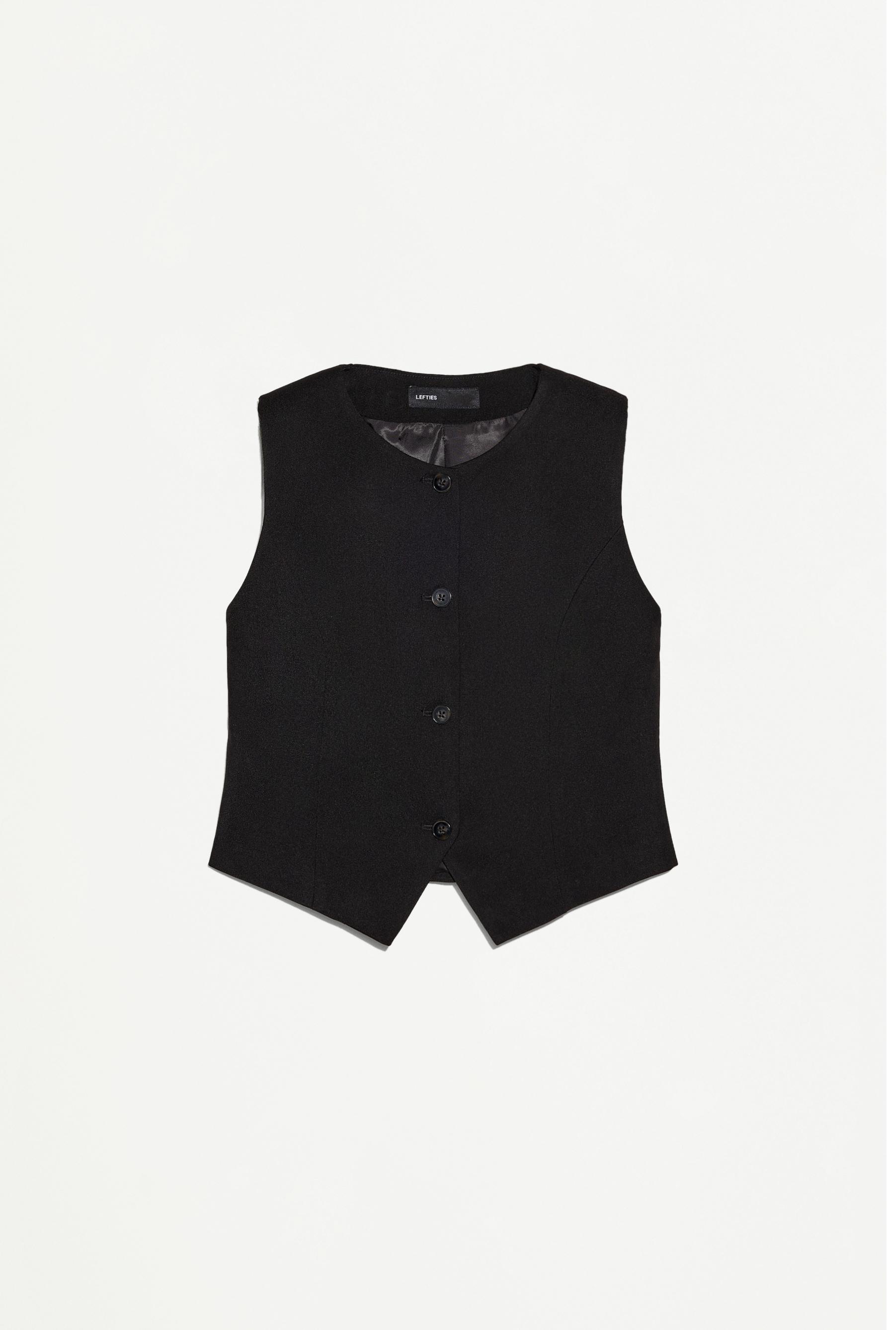 Basic vest — BLACK