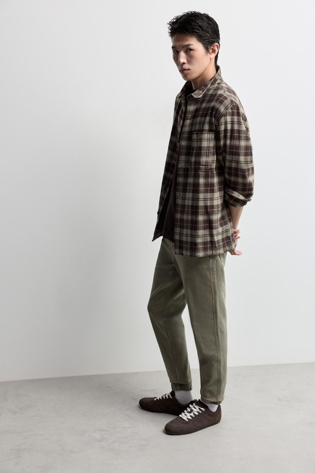 Jogger jeans — PALE GREEN
