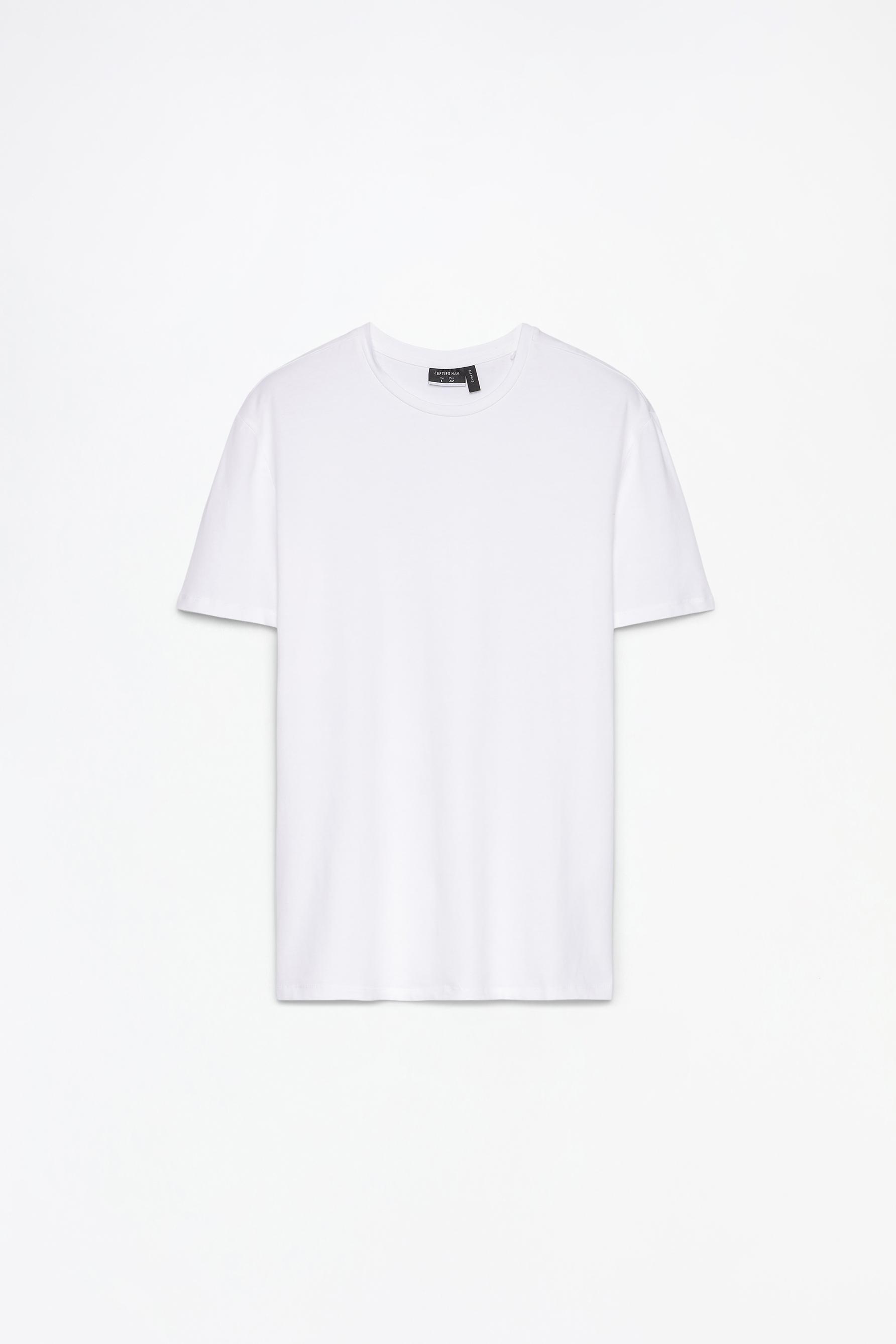Soft slim fit T-shirt — WHITE