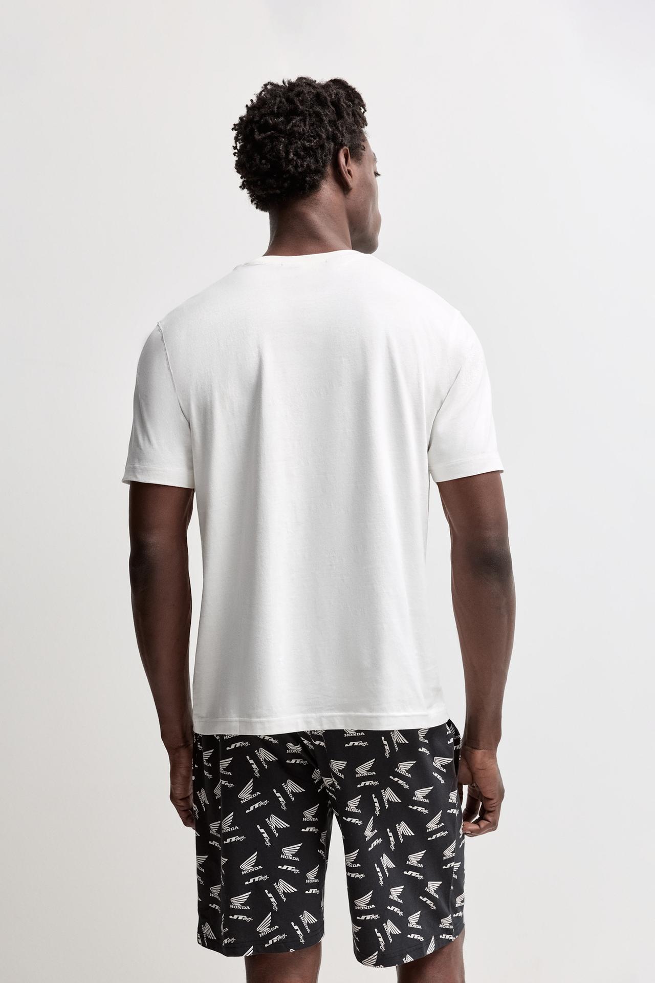 Honda short pyjamas — WHITE