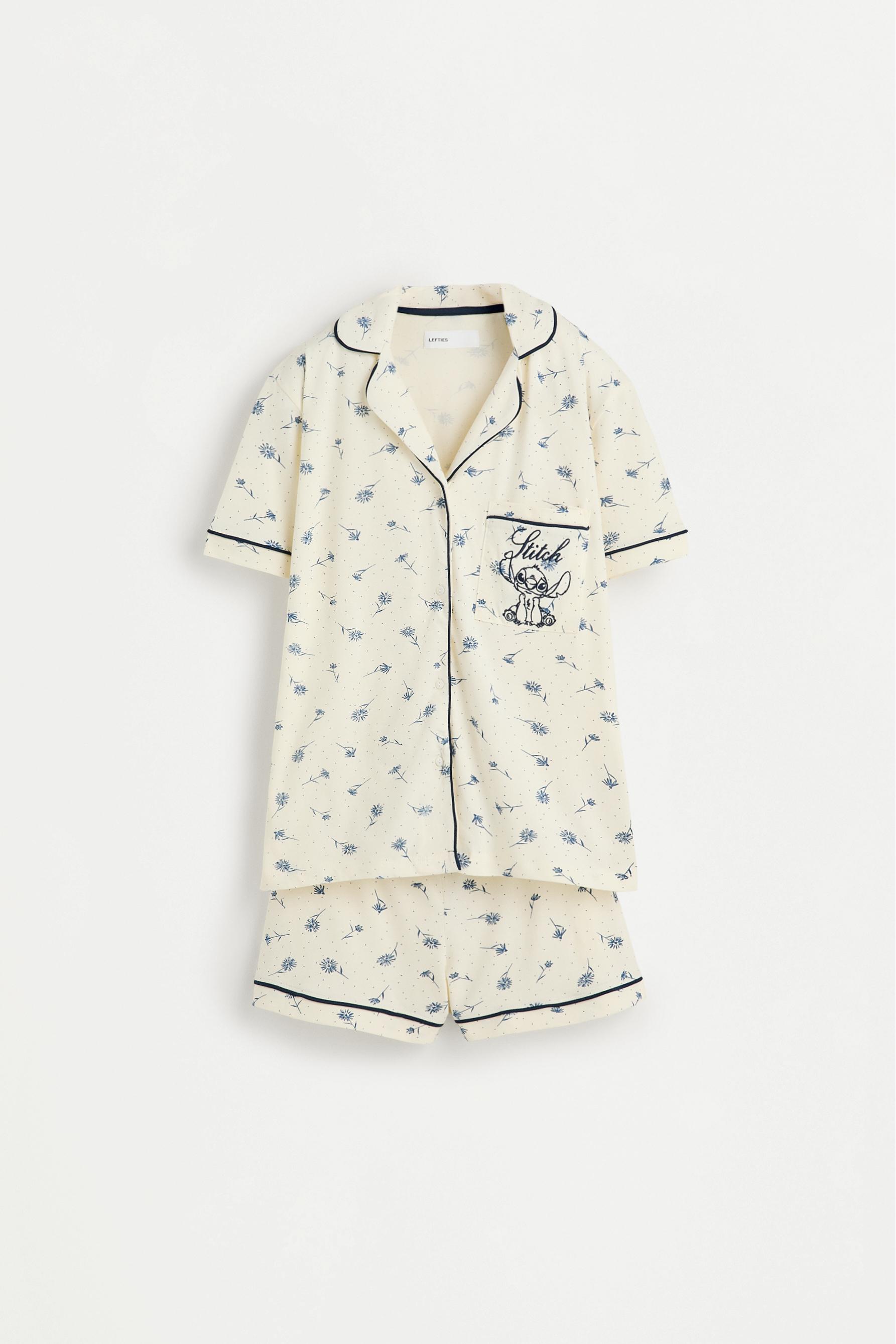 Stitch ©Disney shirt pyjamas — OFF WHITE