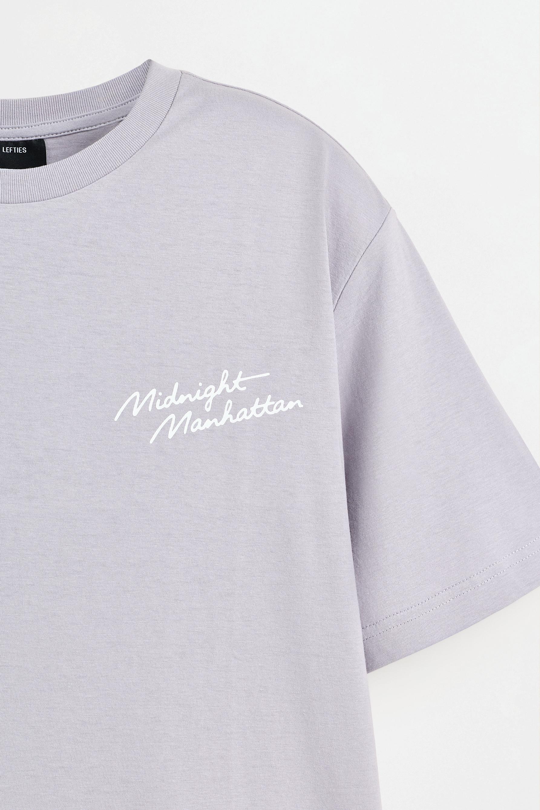 Slogan T-shirt — PASTEL BLUE