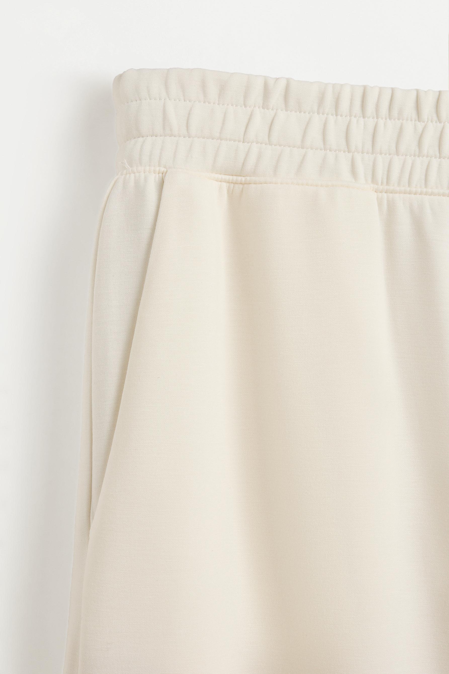 Modal-effect sports culottes — OFF WHITE