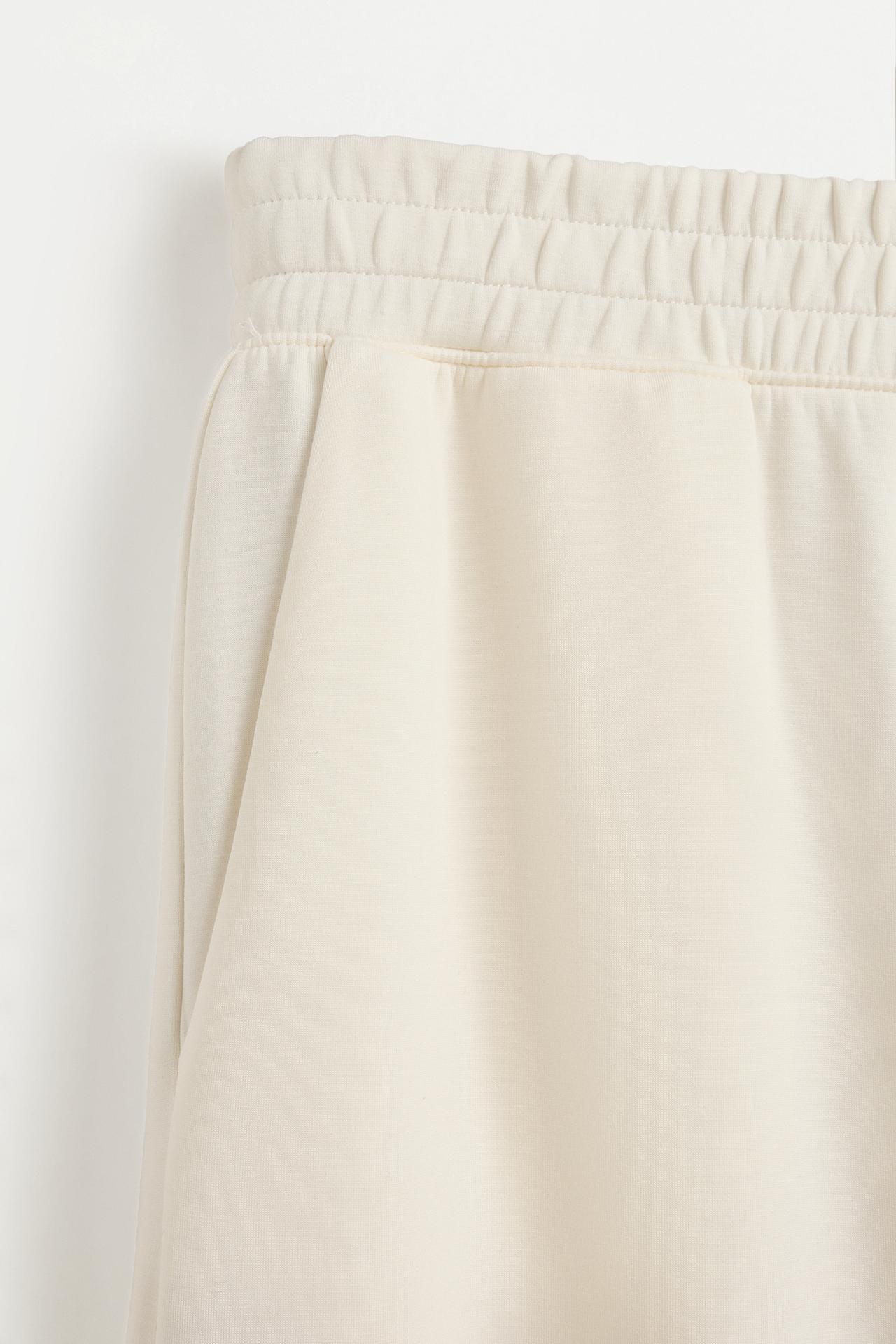 Modal-effect sports culottes — OFF WHITE