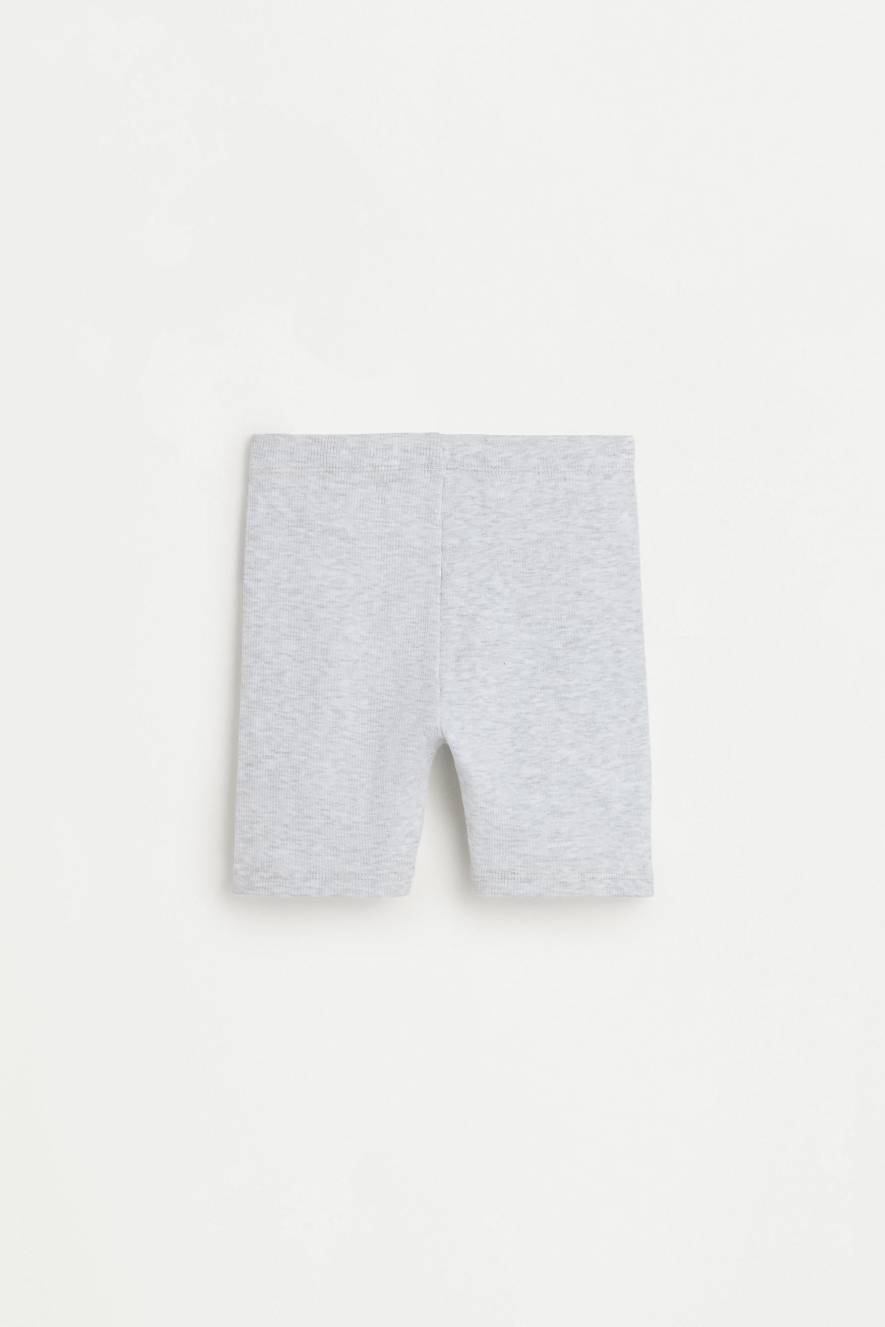 2-pack of ribbed cycling leggings — PURPLE