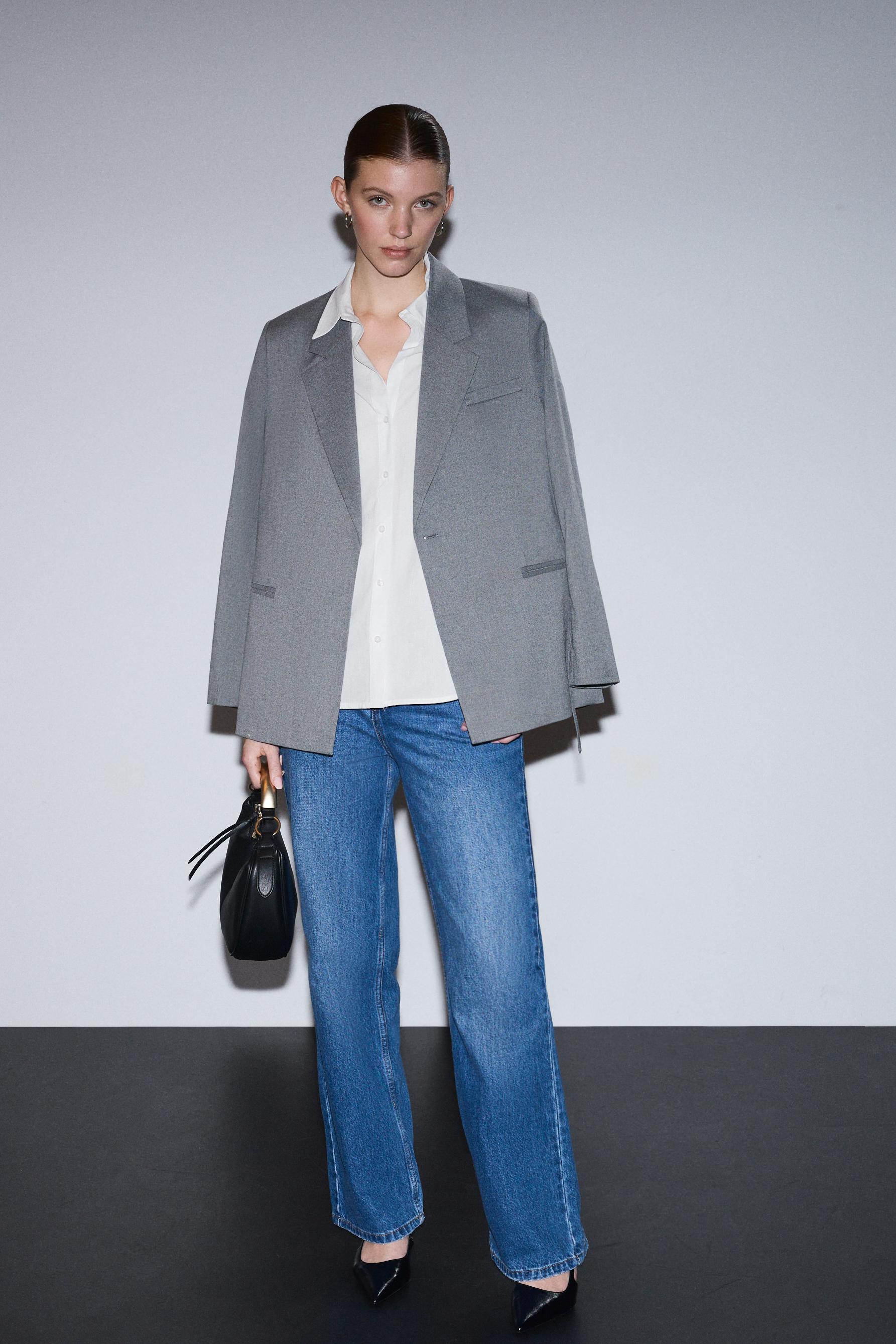 Basic poplin shirt — WHITE