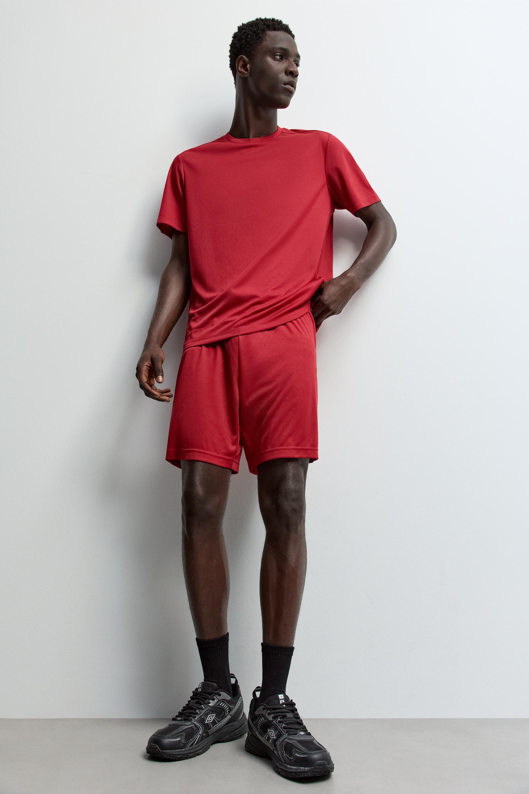 Bermuda sports shorts — RED