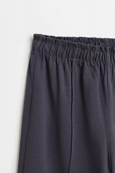 Heavy jersey culottes — BLUE GREY 3