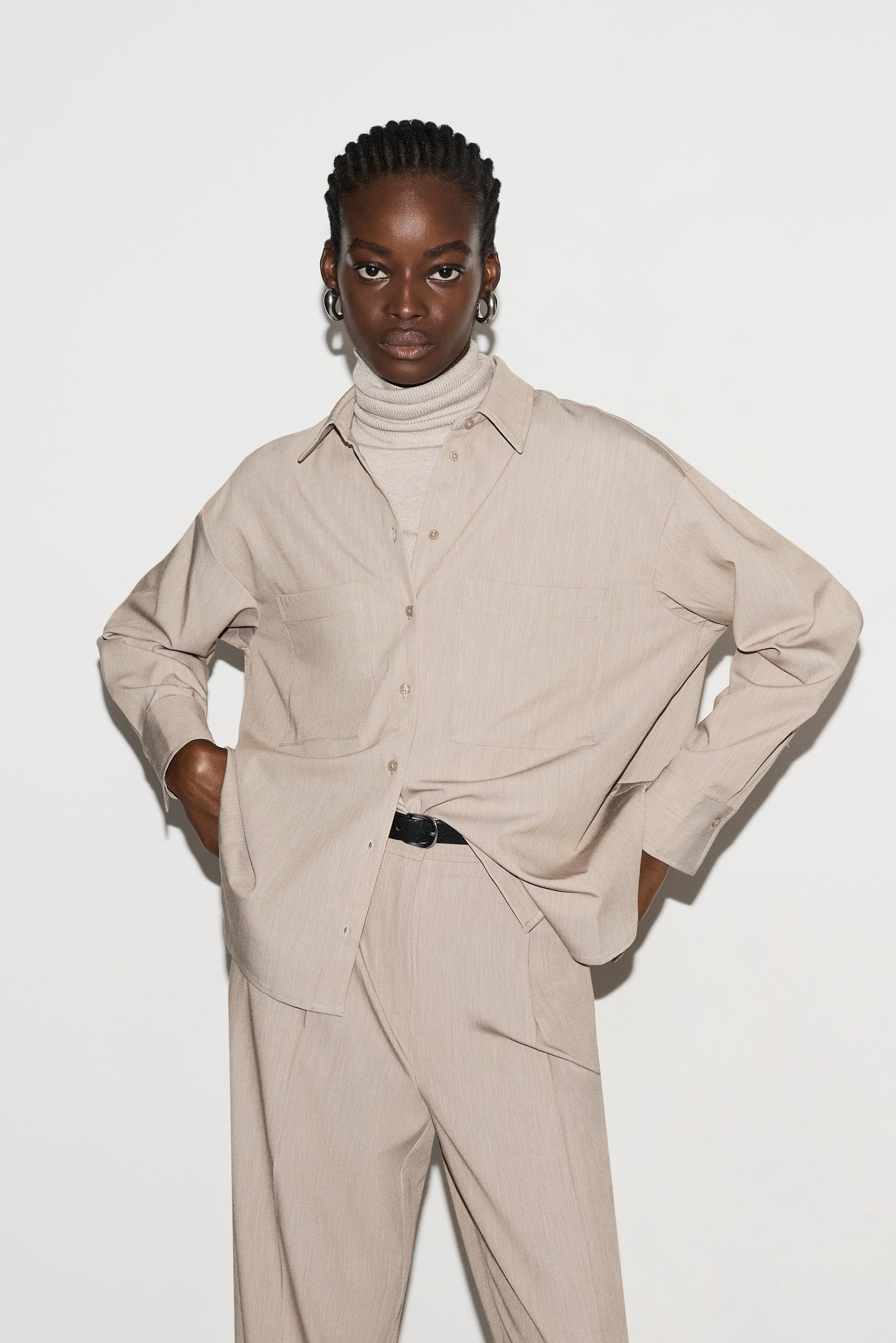 Camisa oversize jaspeado