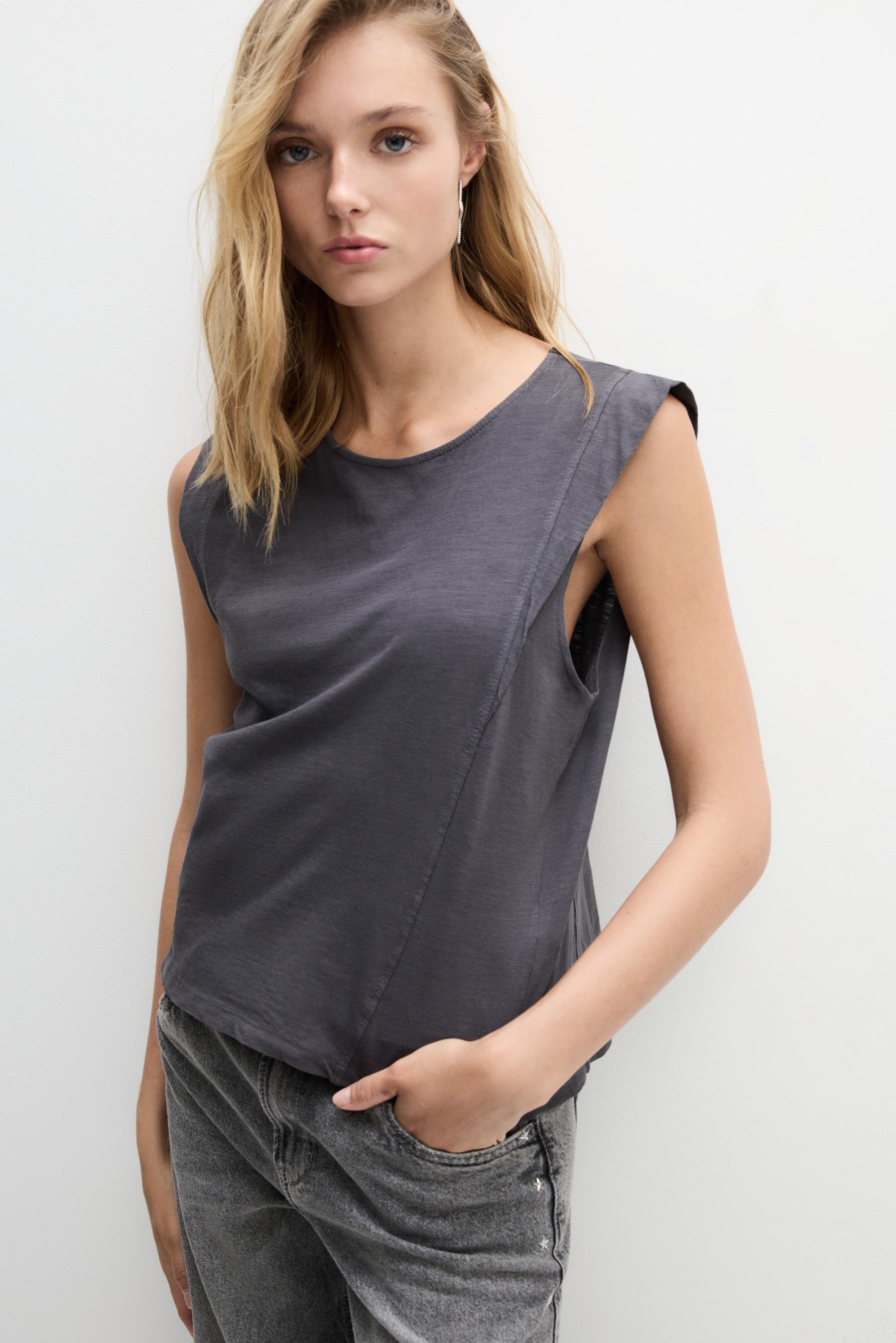 Camiseta efecto lavado