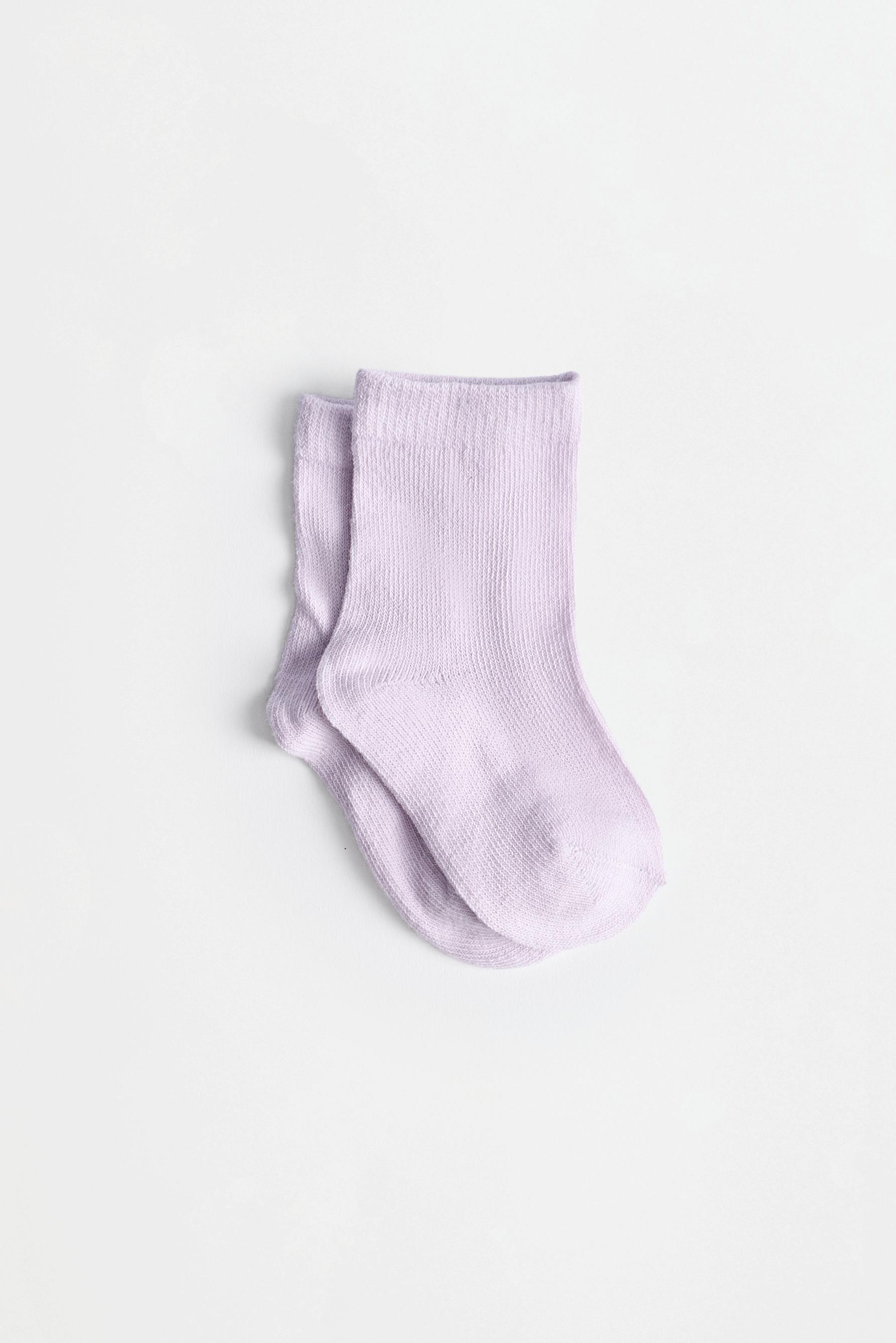 Solid Long Socks (10-Pack) — LILAC