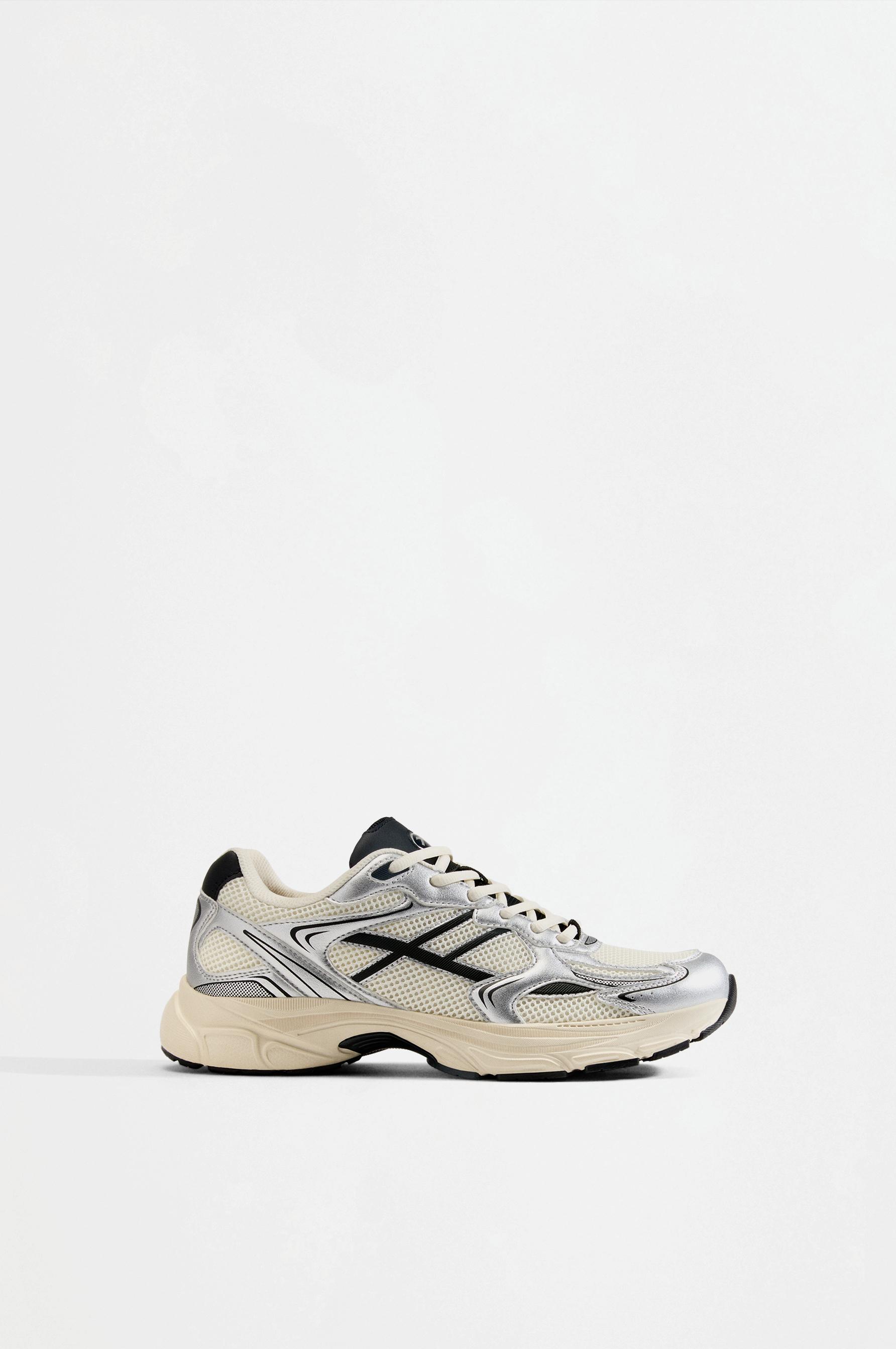 Combined sneakers — WHITE
