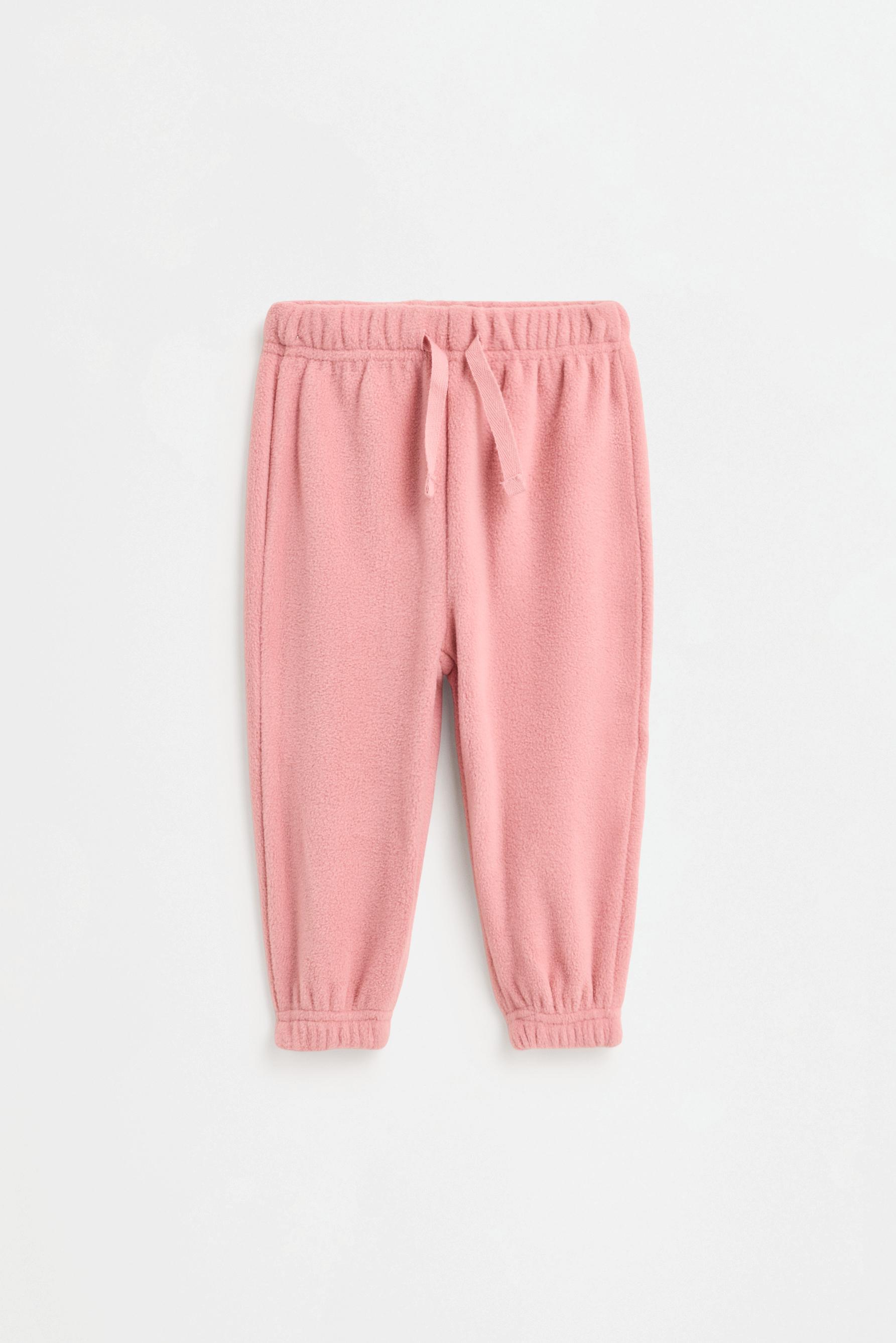 Fleece jacket and trousers set — PINK