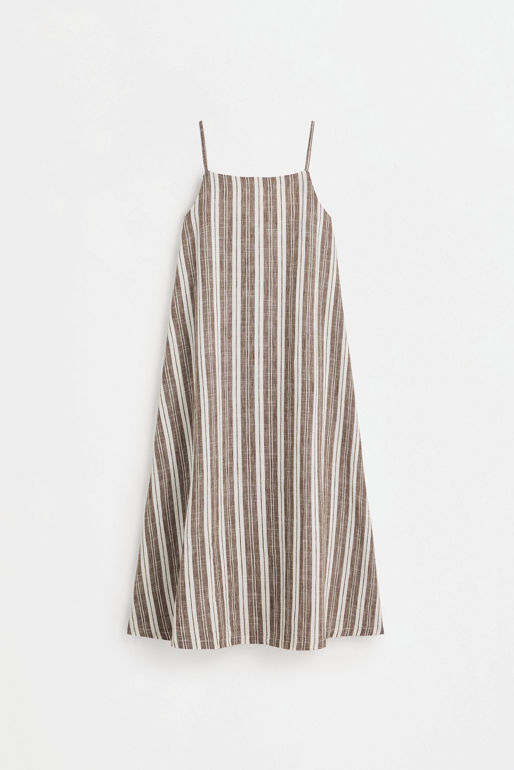 Lightweight denim dress — STRIPED