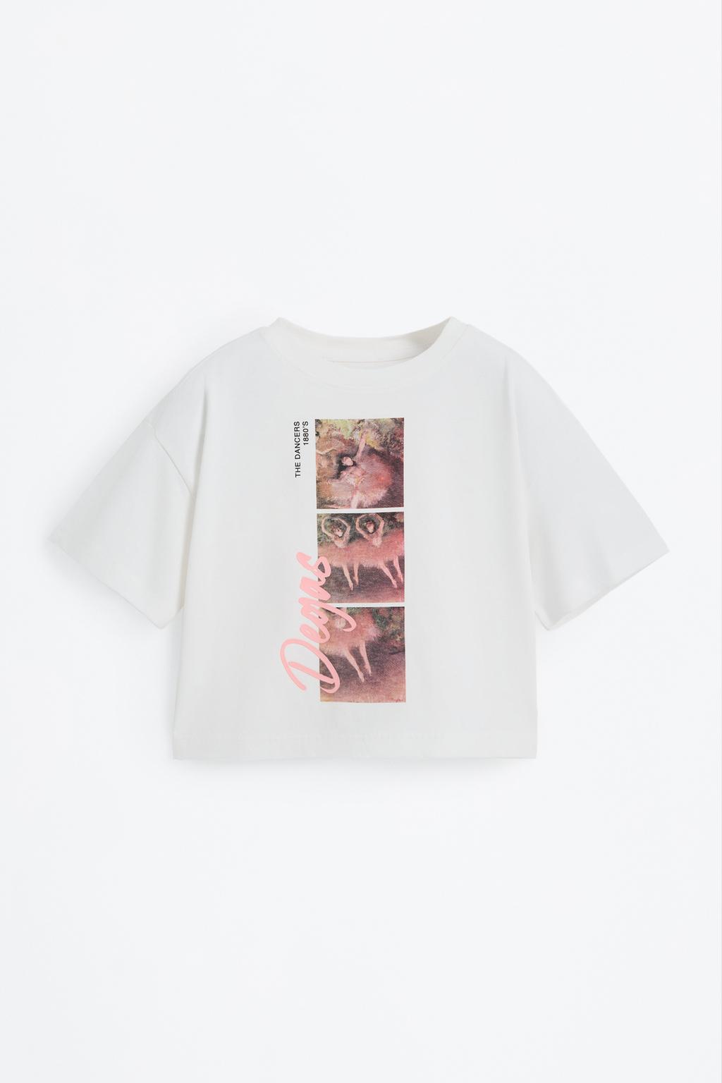 Edgar Degas ballerina print t-shirt