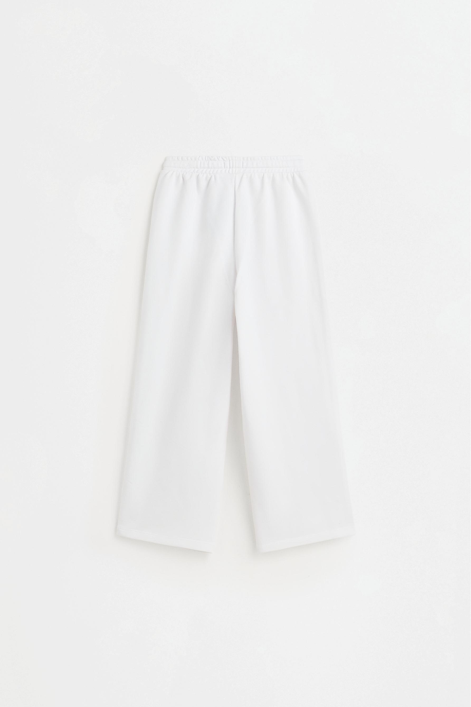 Plush culottes — OFF WHITE
