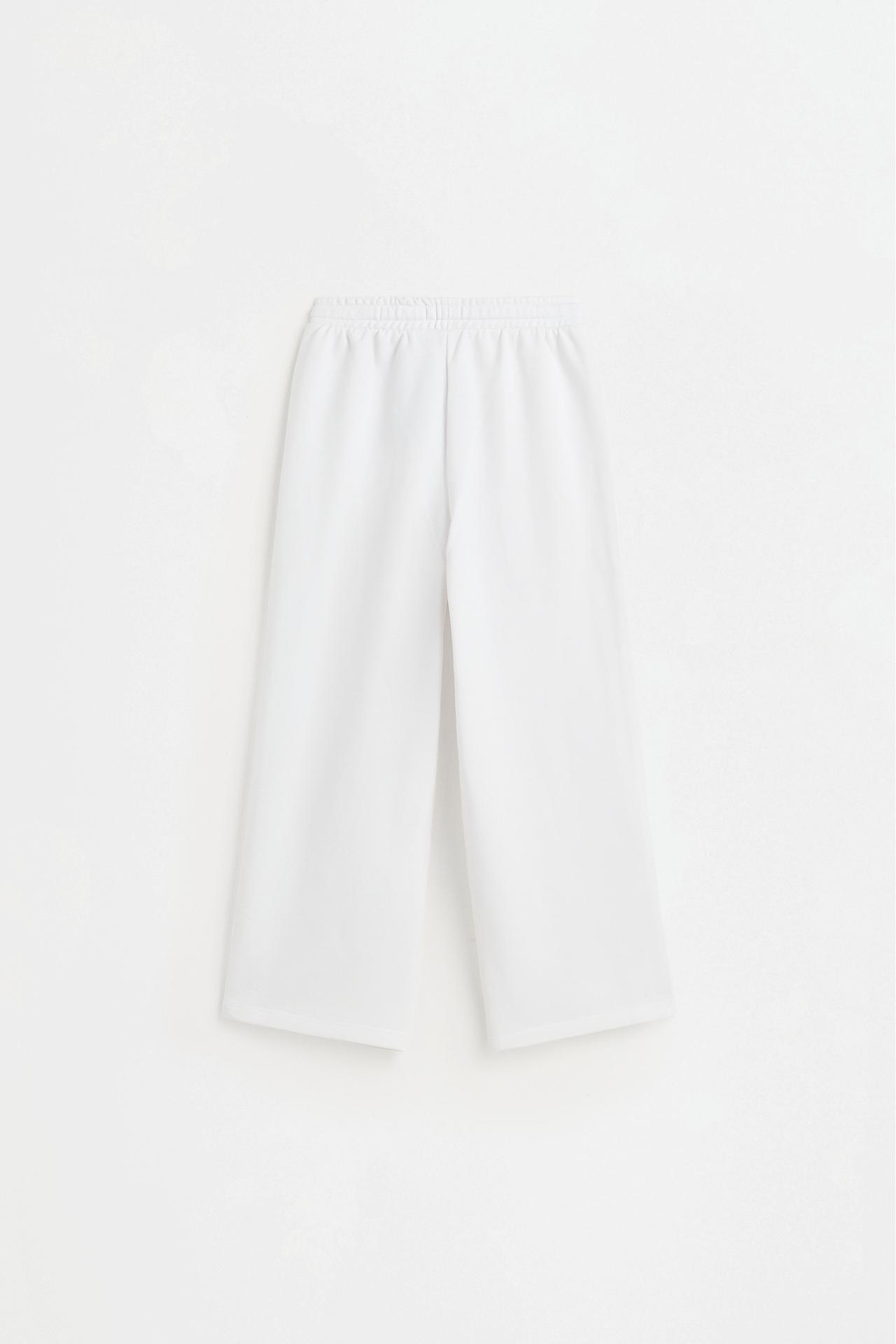 Plush culottes — OFF WHITE