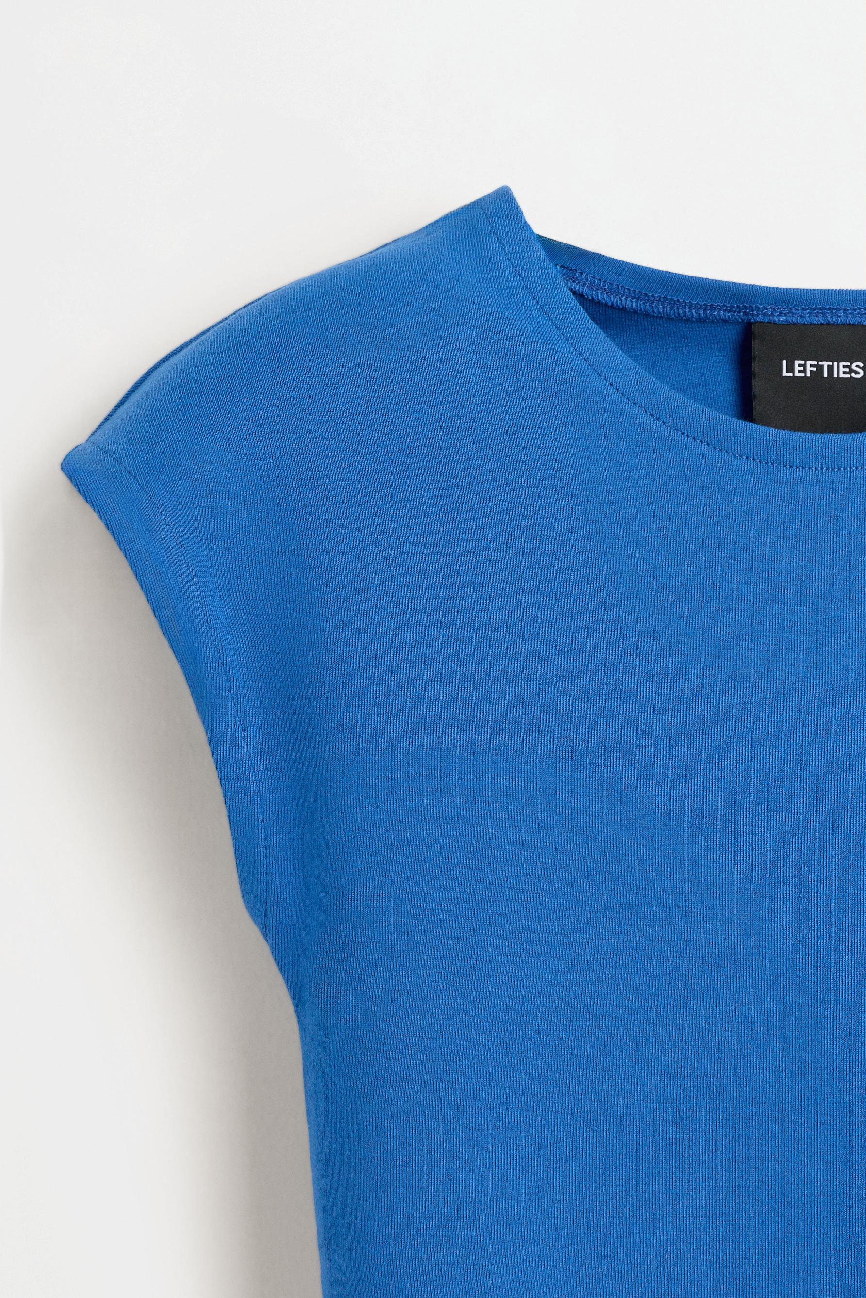 Cropped T-shirt — ELECTRIC BLUE