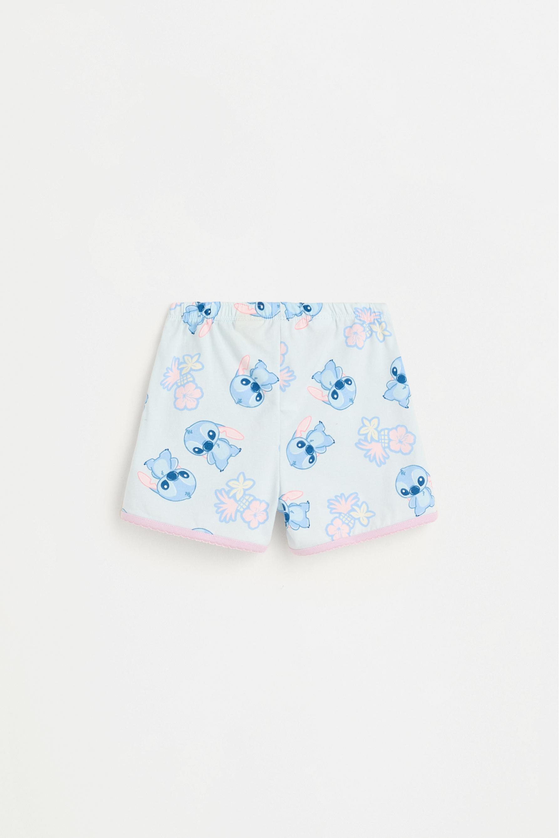 Stitch ©Disney scalloped trim pyjamas — DARK BLUE