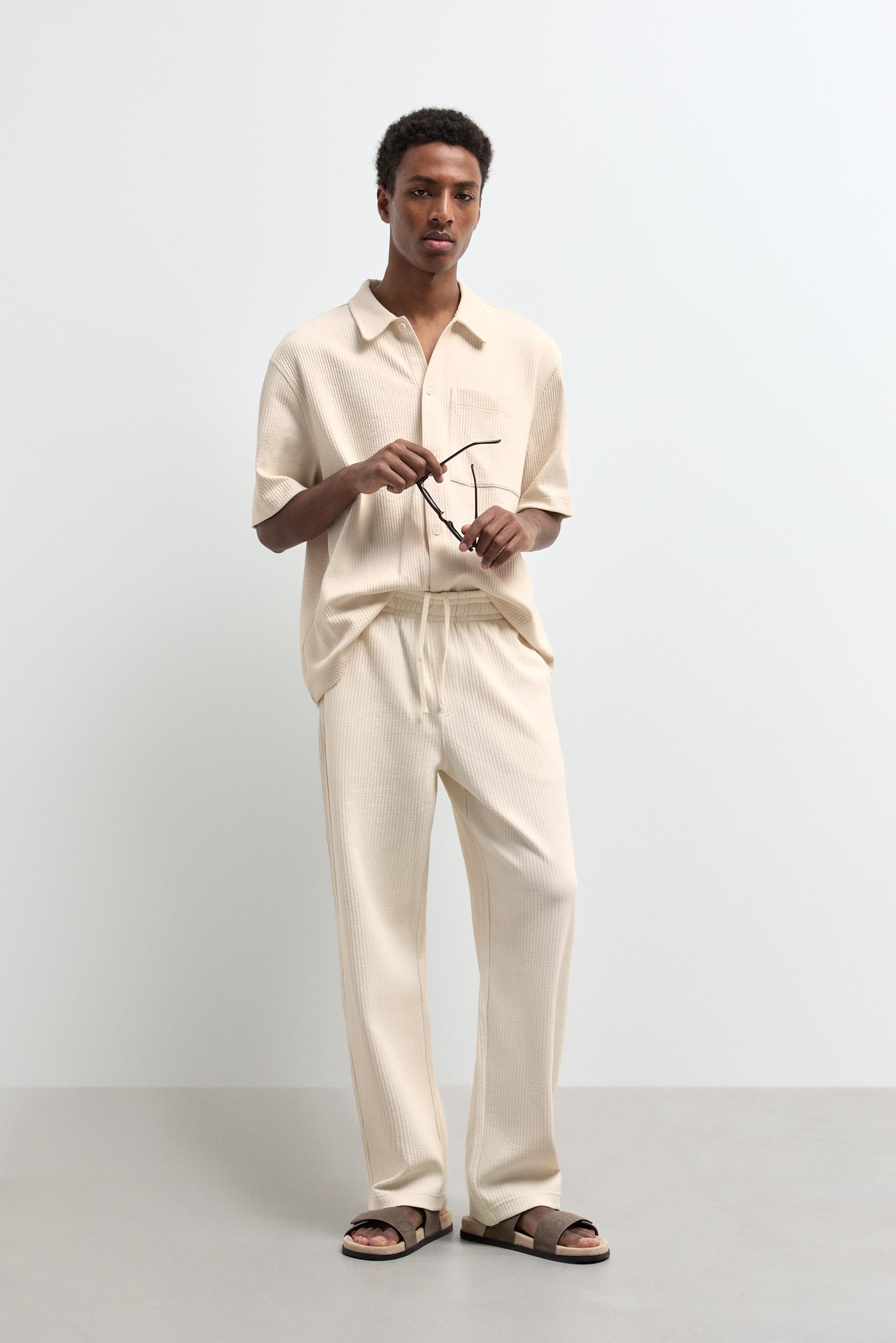 Pantalón chándal textura