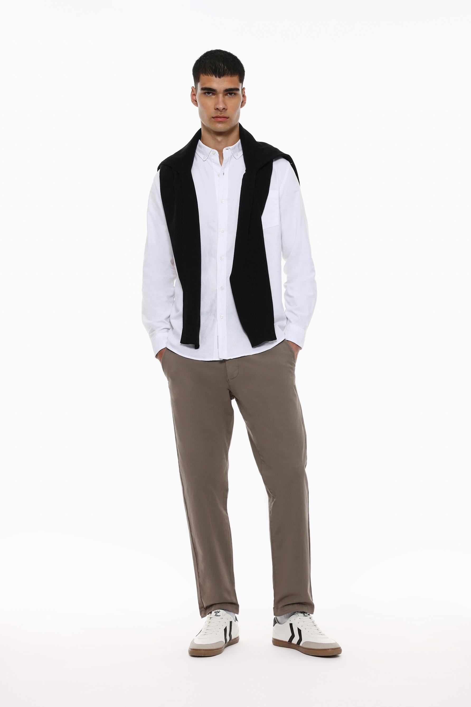 Oxford shirt — WHITE