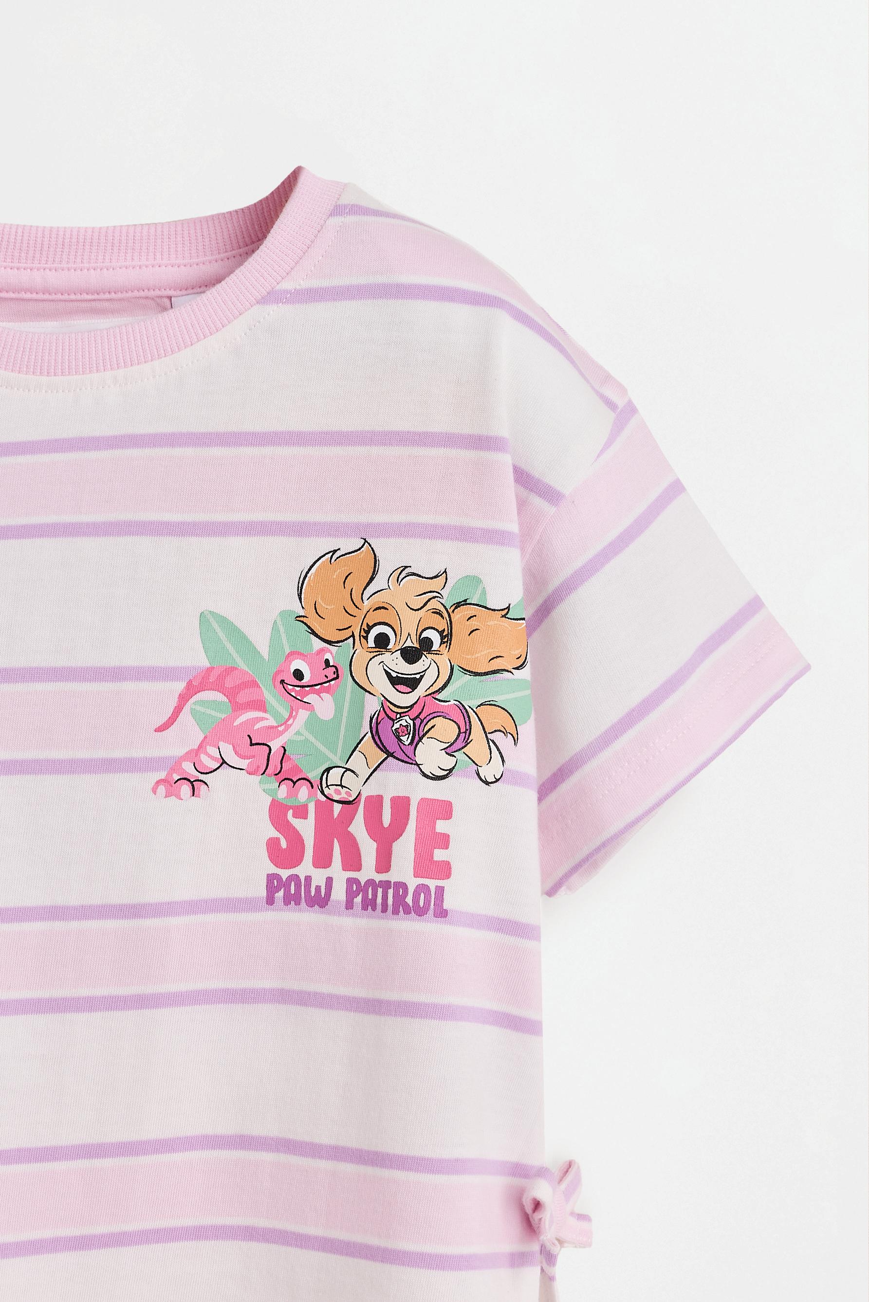 Paw Patrol ©Nickelodeon T-shirt and plush trousers co-ord — WHITE