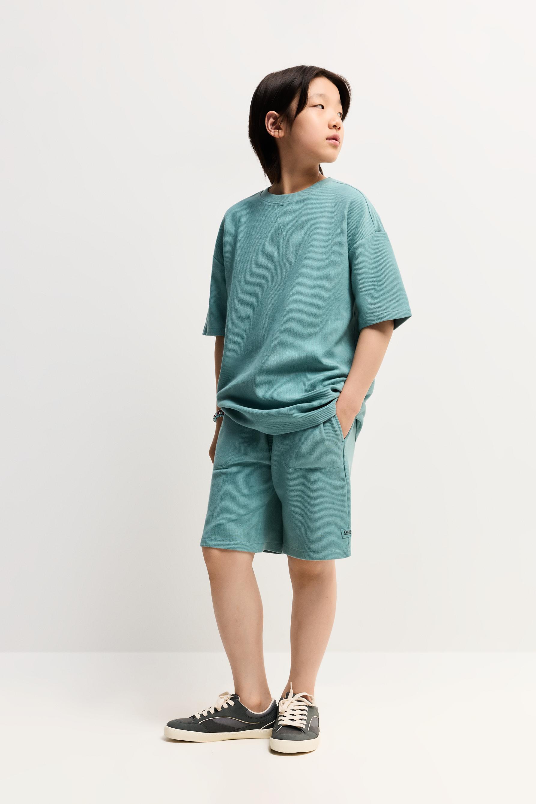 Ottoman Bermuda shorts — FADED GREEN