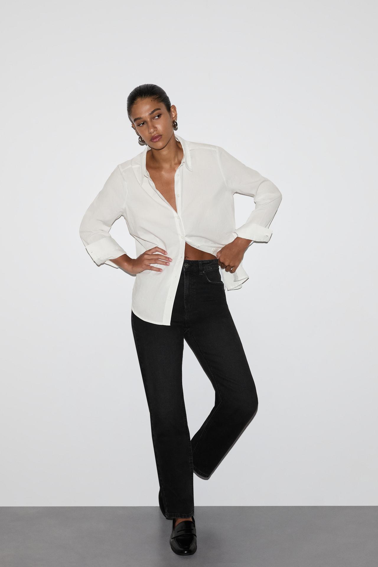 Mom fit jeans — BLACK