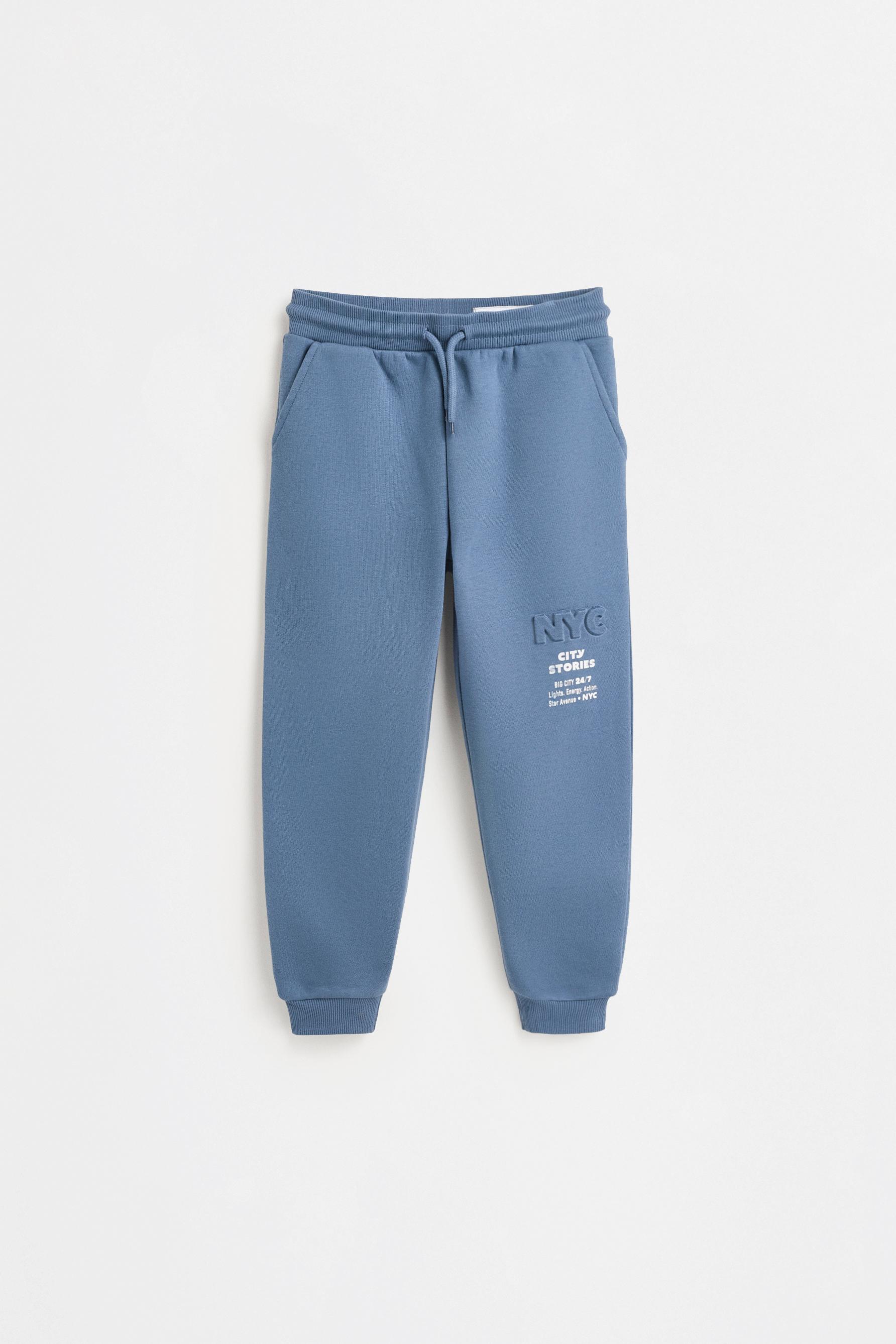 Printed tracksuit trousers — DARK TURQUOISE