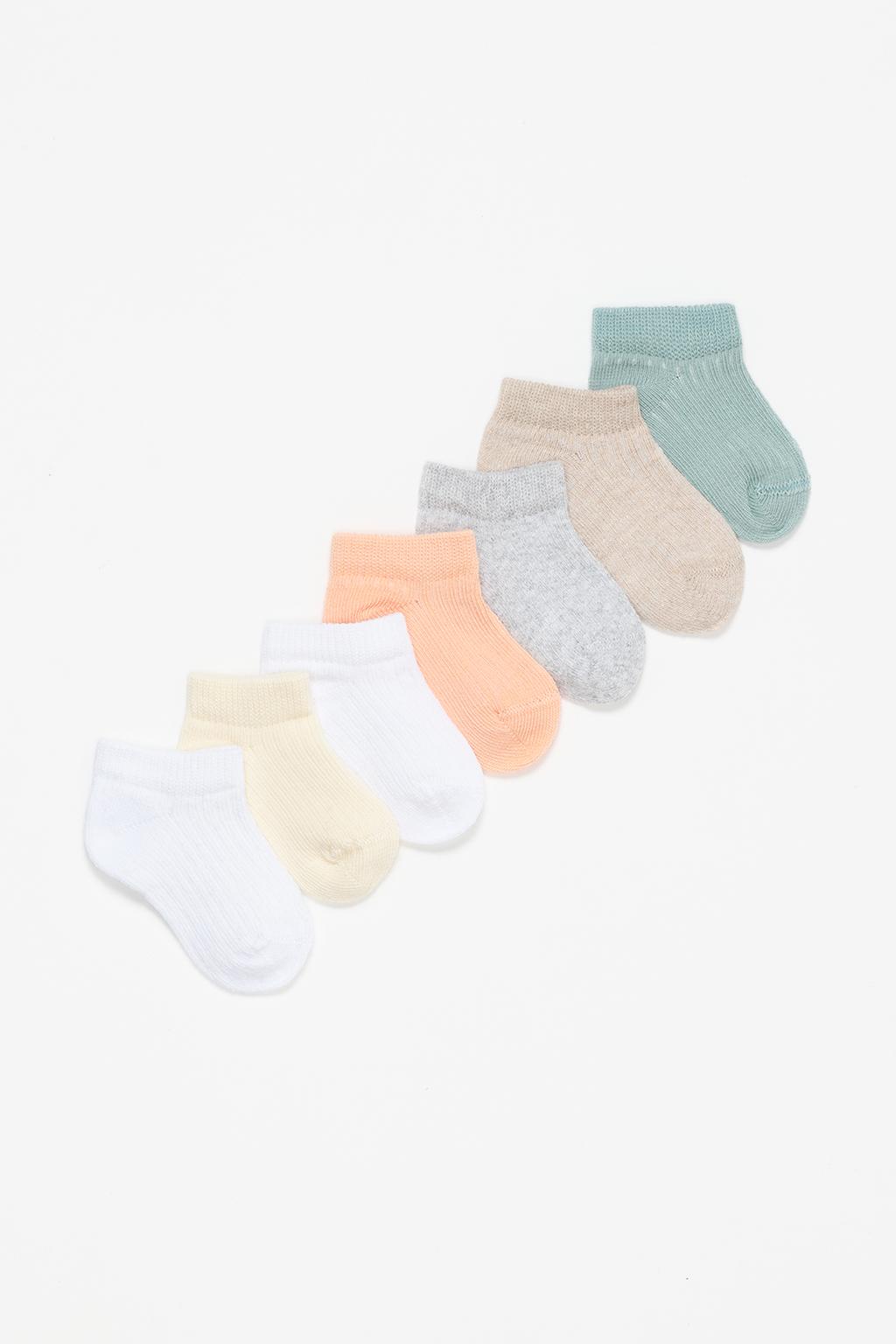 Pack of 7 pairs of plain socks