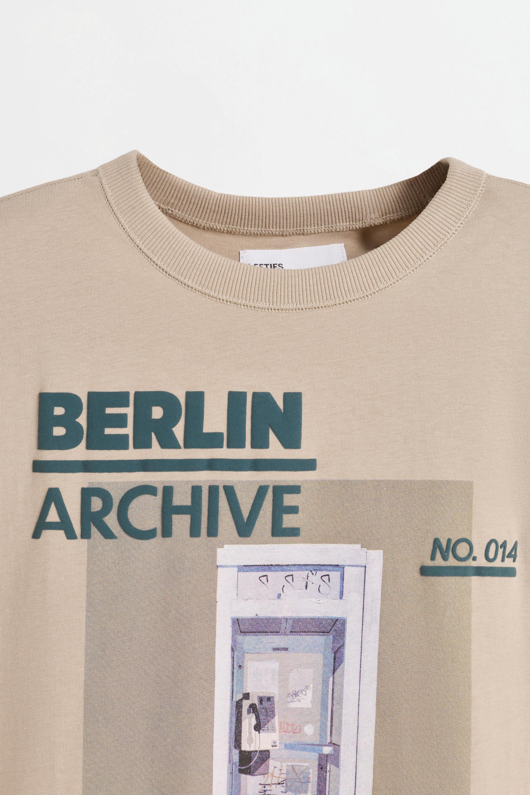 Printed T-shirt — TAN BEIGE