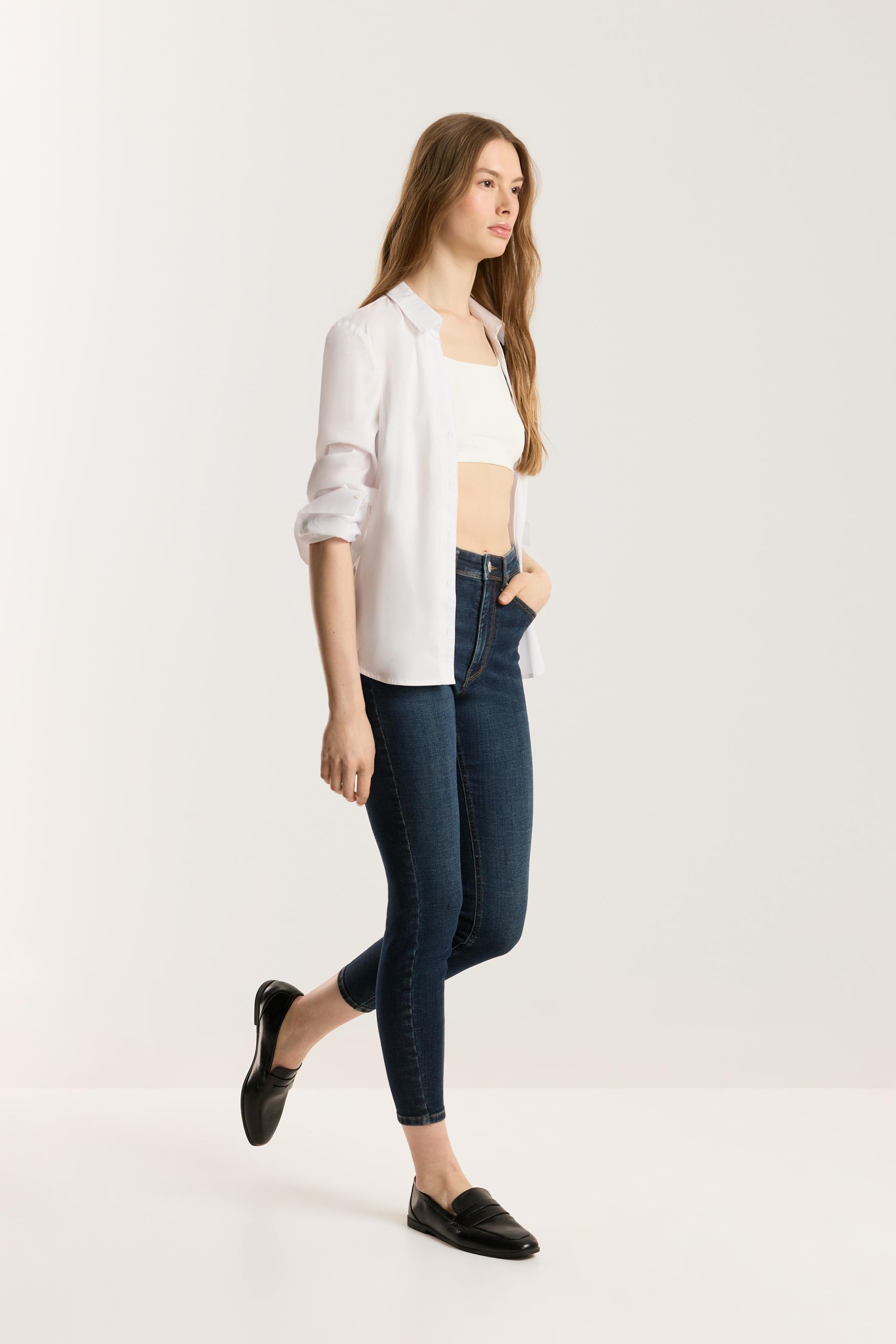 Super high-waist jeans — NAVY