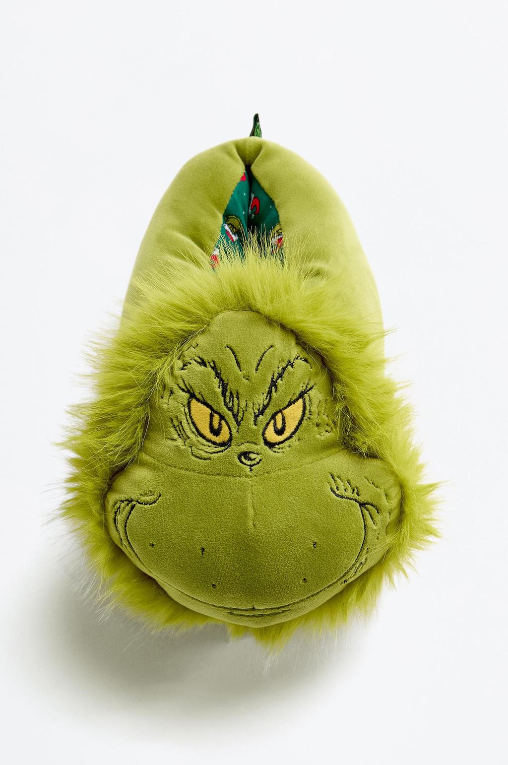 Emakumea | Grinch etxeko txapinak, fluffy