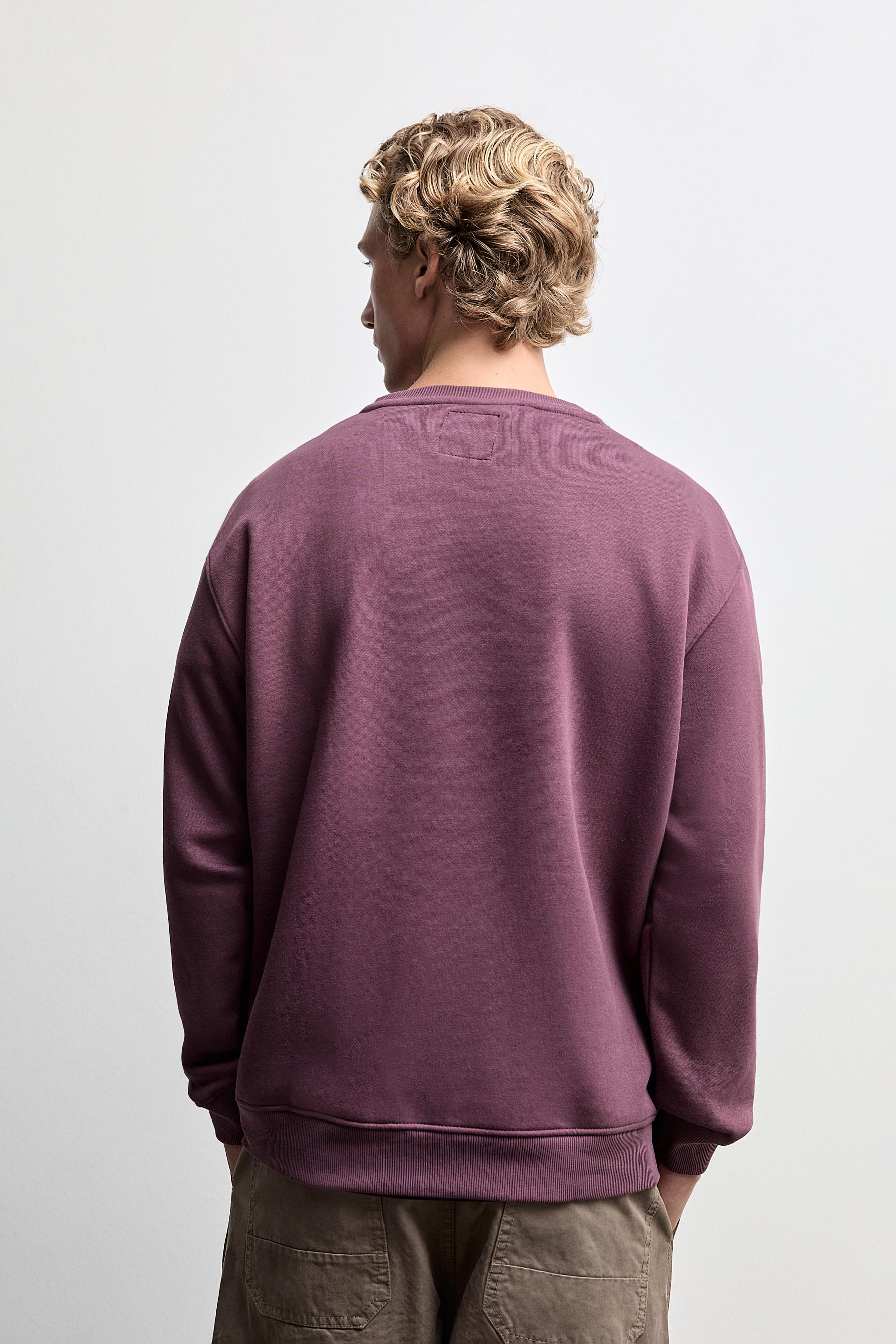 Basic sweatshirt — WINE