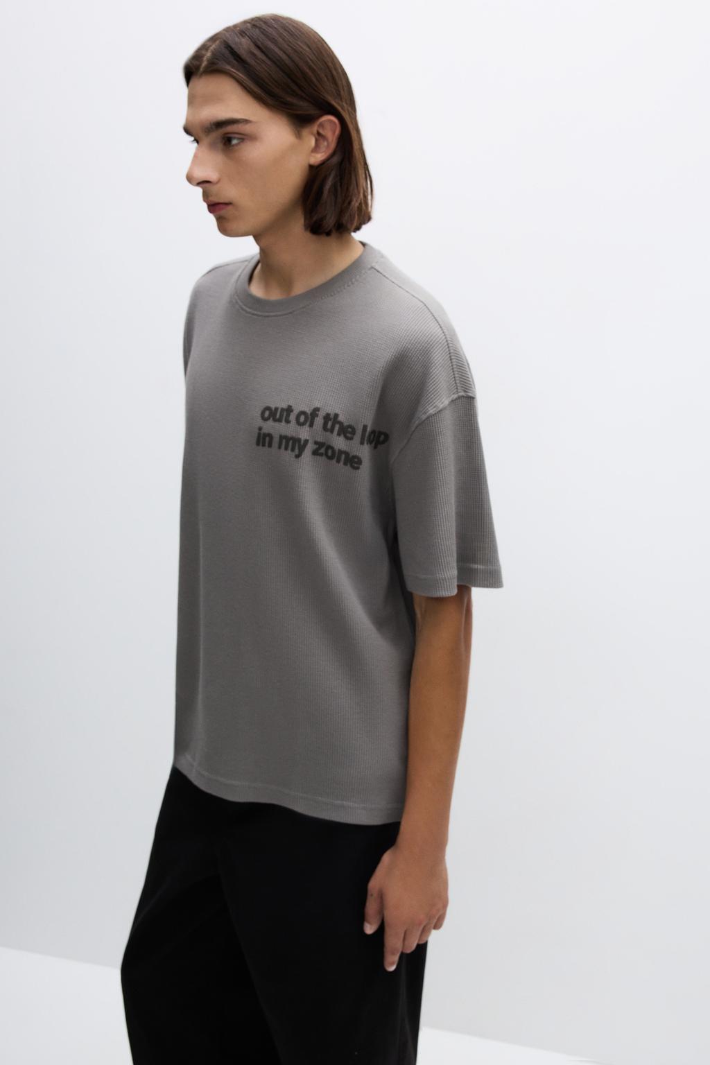 T-shirt estrutura estampados