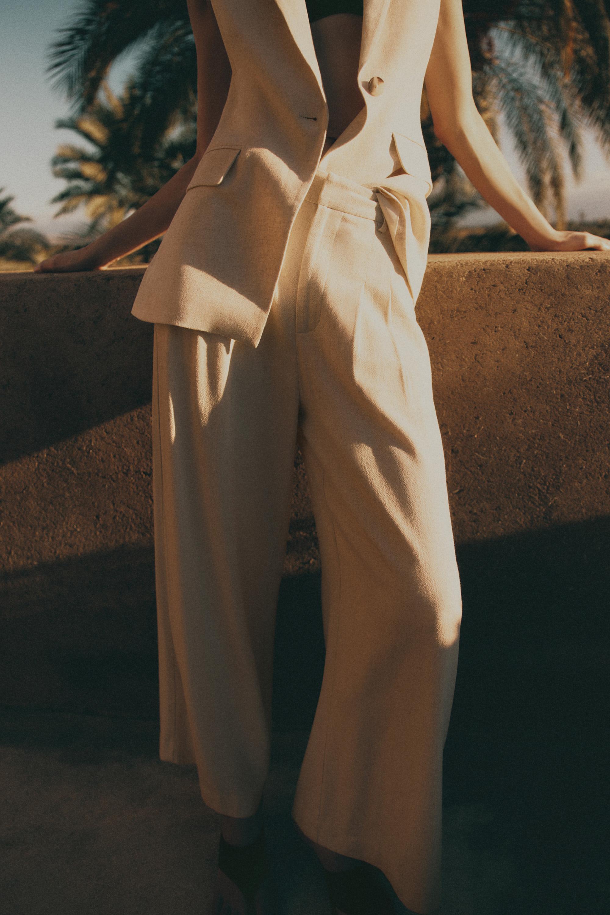Rustic trousers — BEIGE