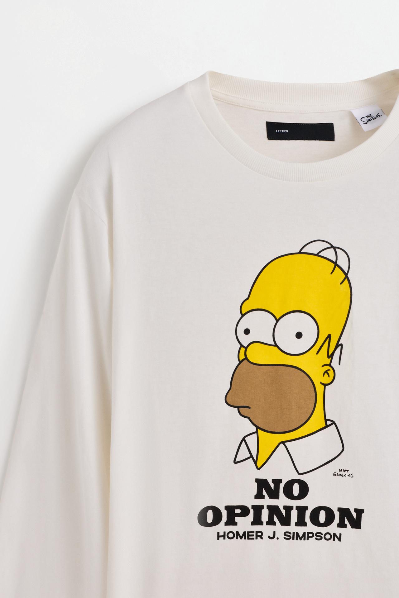 Homer Simpson long suede pajamas — OFF WHITE