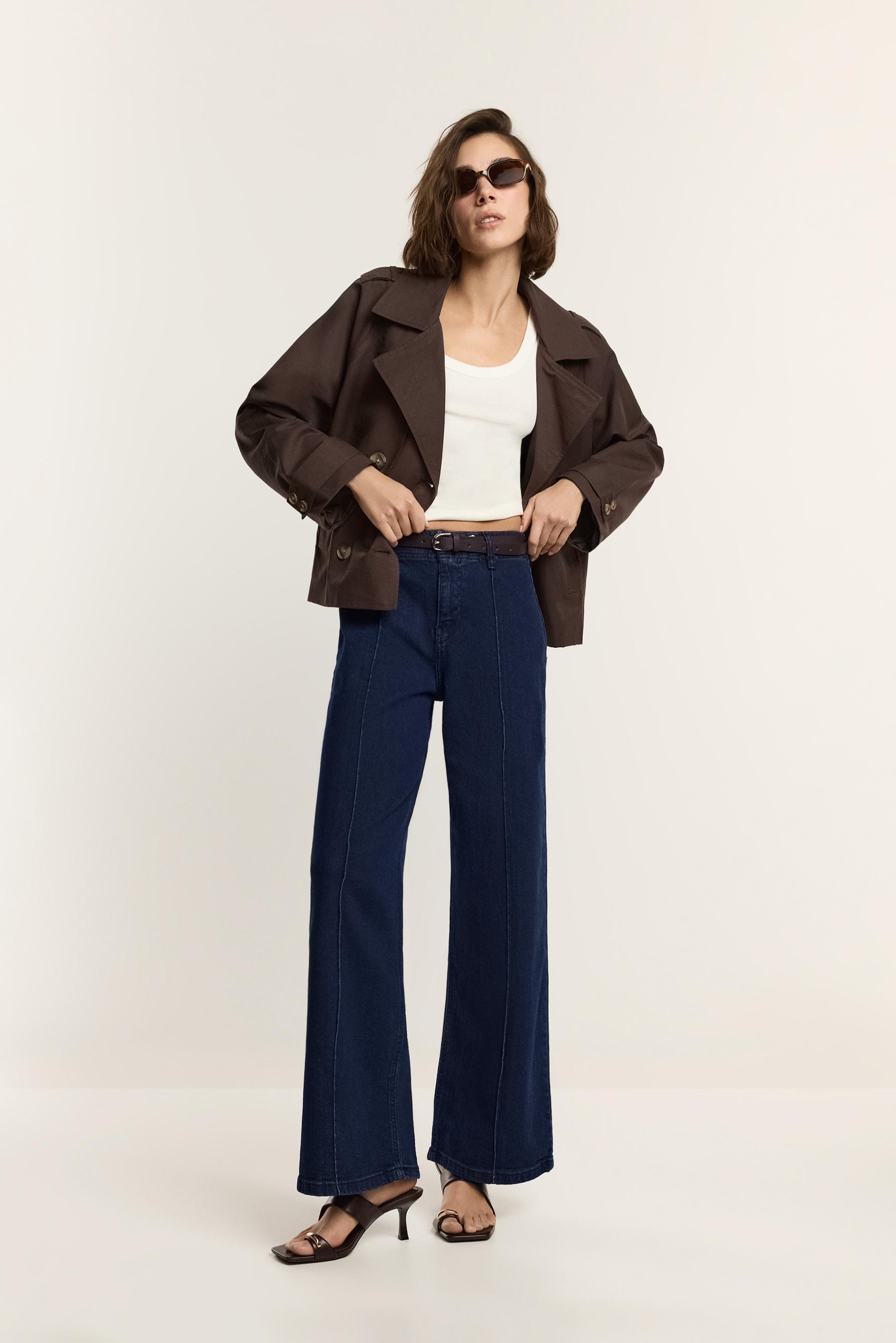 Jeans straight nervio