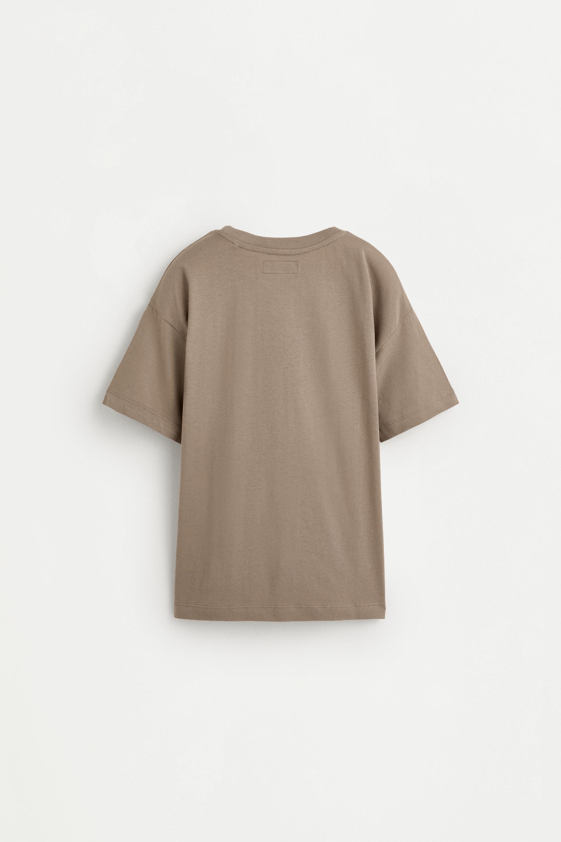 Printed T-shirt — PALE OCHRE