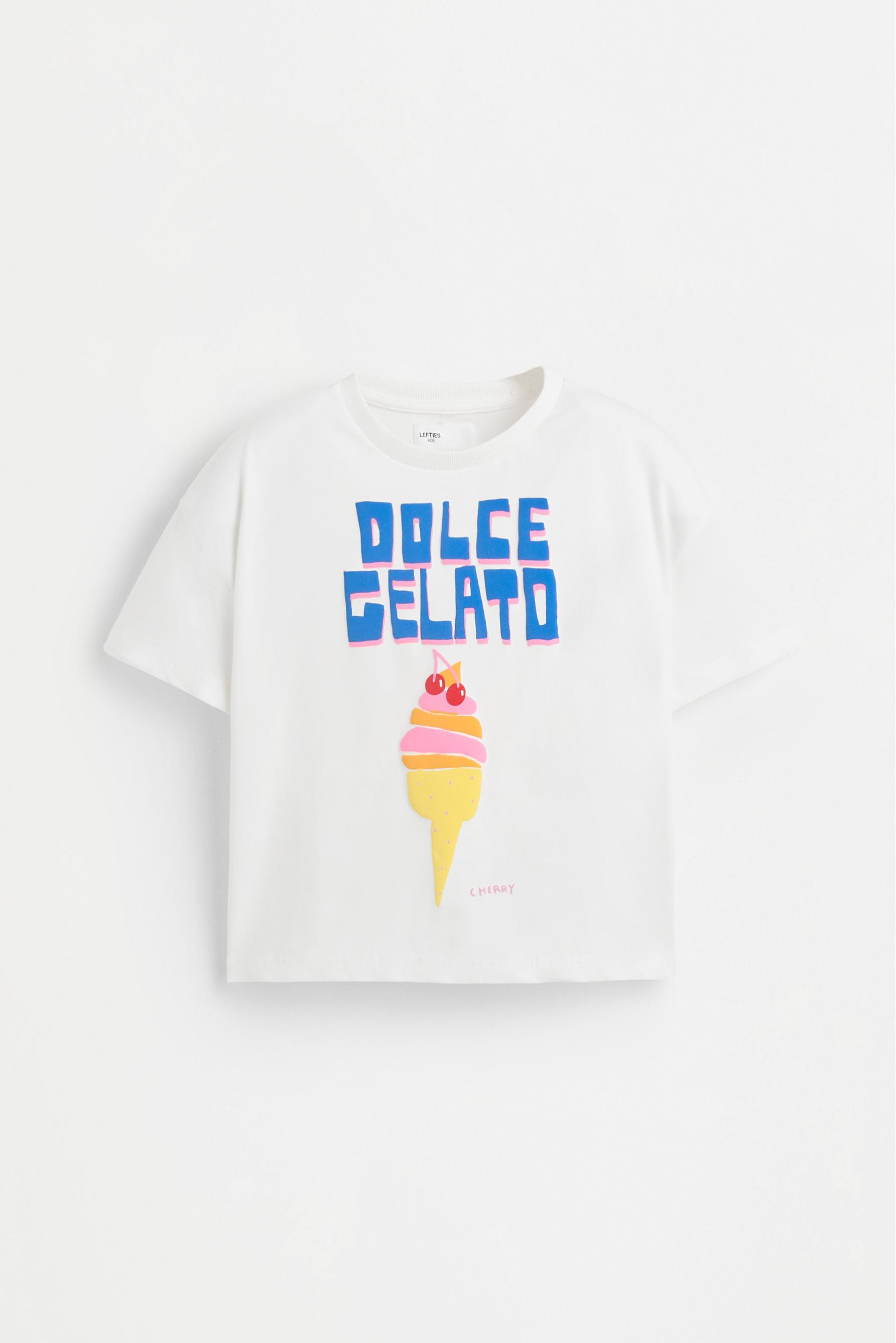 Raised print T-shirt — OFF WHITE